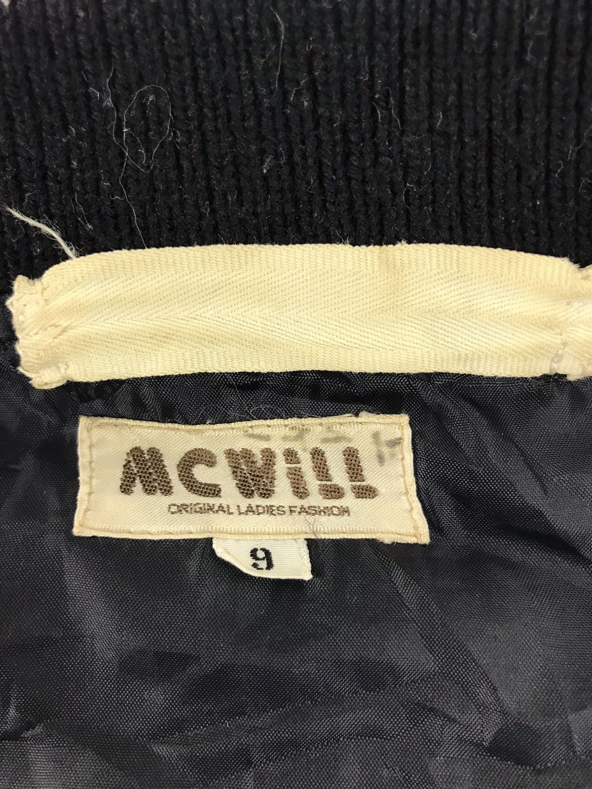 Vintage Vintage McWill Simple Varsity Jacket Wool Quilted Inner Size US M / EU 48-50 / 2 - 4 Thumbnail
