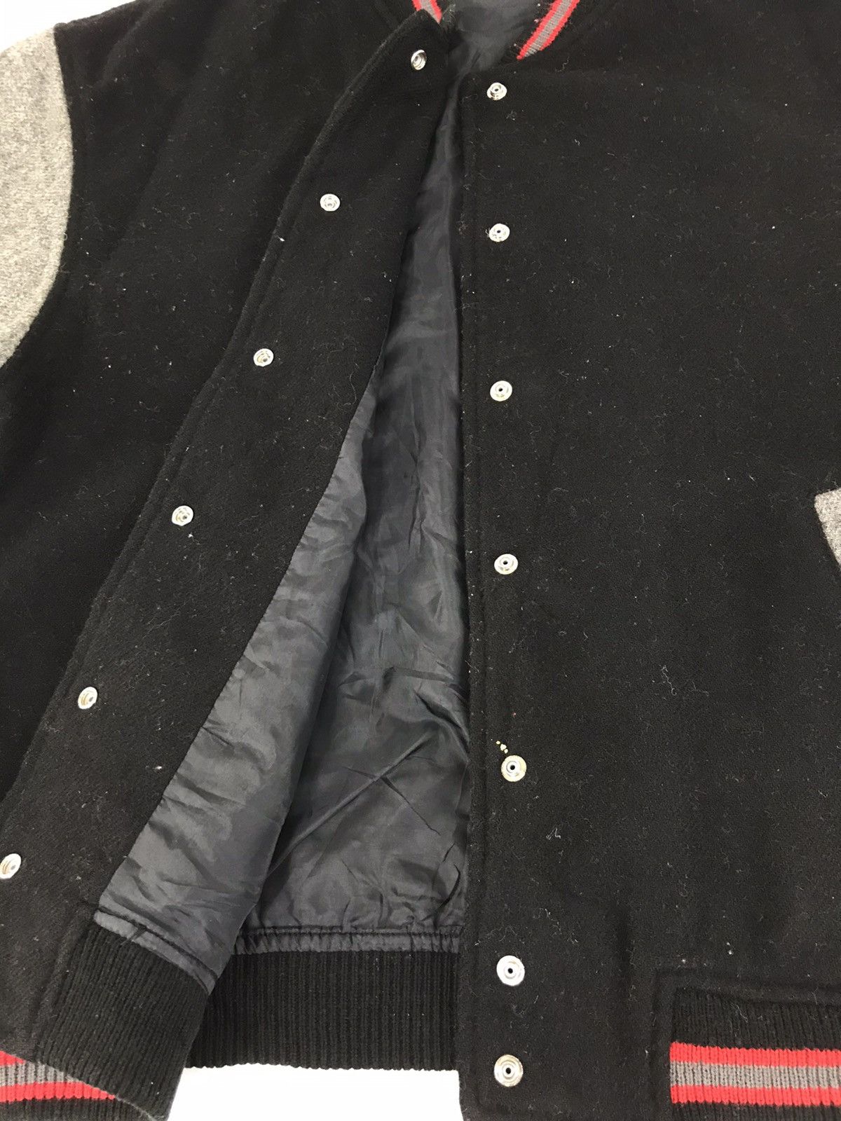 Vintage Vintage McWill Simple Varsity Jacket Wool Quilted Inner Size US M / EU 48-50 / 2 - 2 Thumbnail