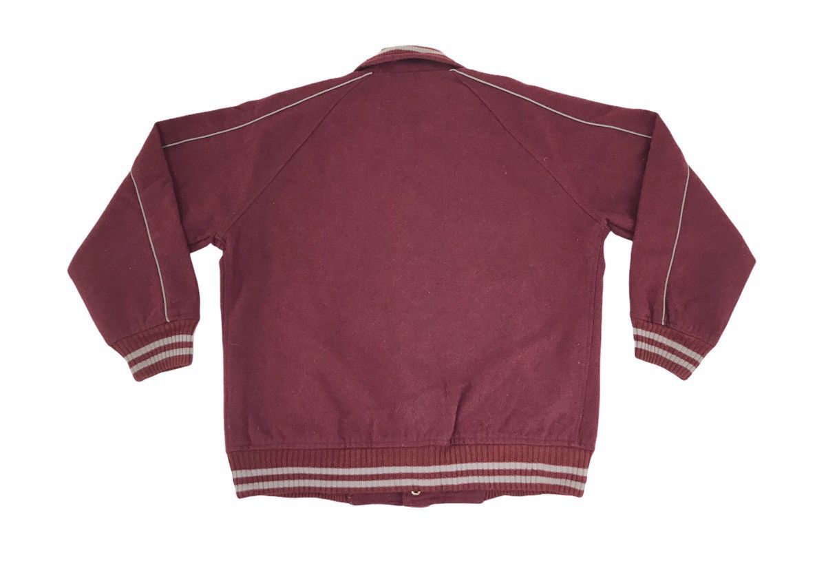 Japanese Brand Vintage Casual White Line Varsity Jacket Wool Quilted Inner Size US M / EU 48-50 / 2 - 5 Thumbnail