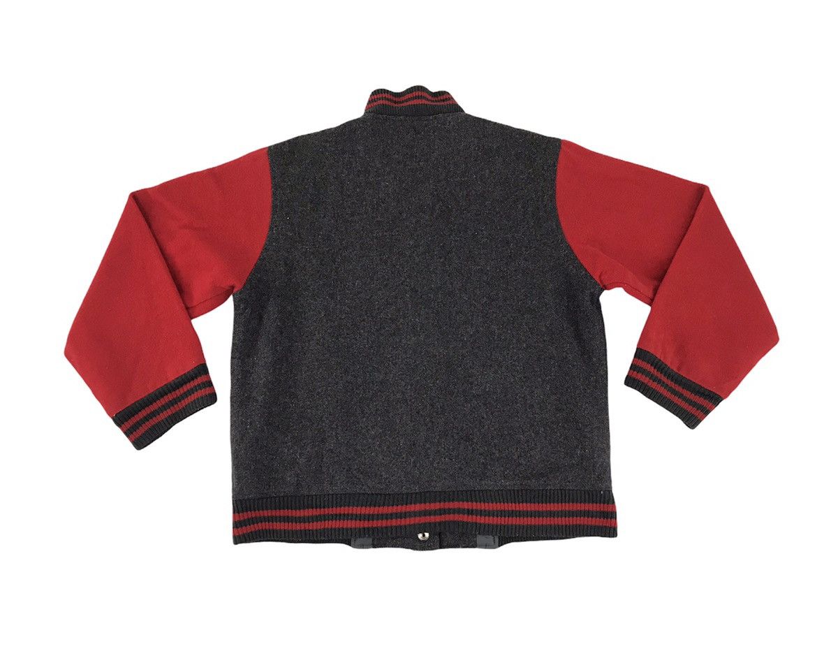 Vintage Vintage 90s Simple Varsity Jacket Wool With Quilted Inner Size US XS / EU 42 / 0 - 5 Thumbnail