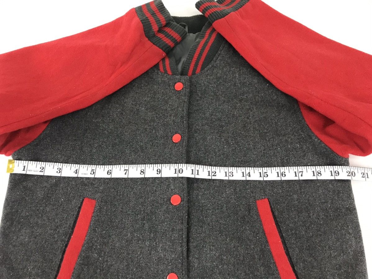 Vintage Vintage 90s Simple Varsity Jacket Wool With Quilted Inner Size US XS / EU 42 / 0 - 7 Thumbnail