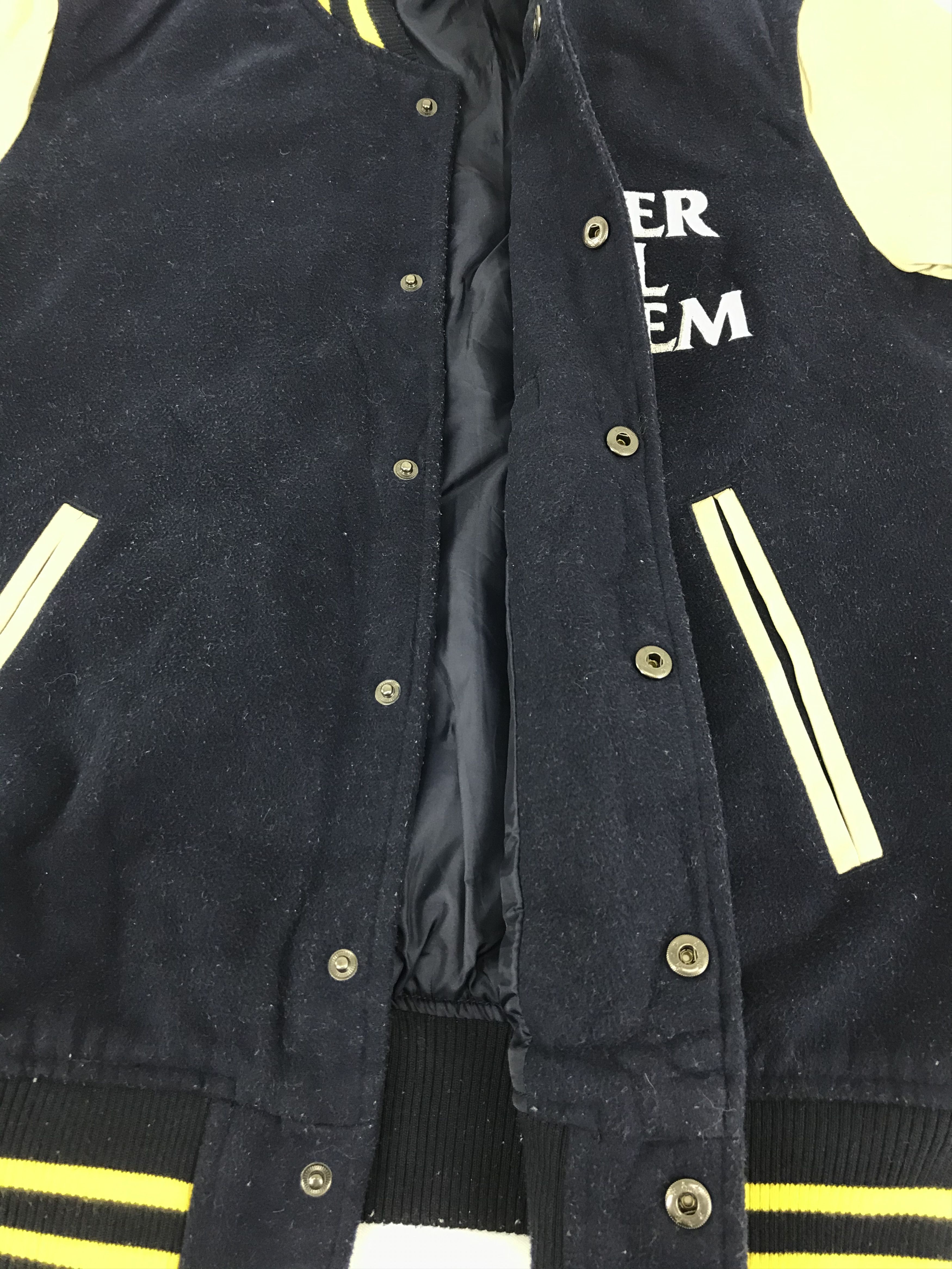 Japanese Brand Browny Alright Varsity Jacket Wool Spell Out Size US M / EU 48-50 / 2 - 4 Thumbnail