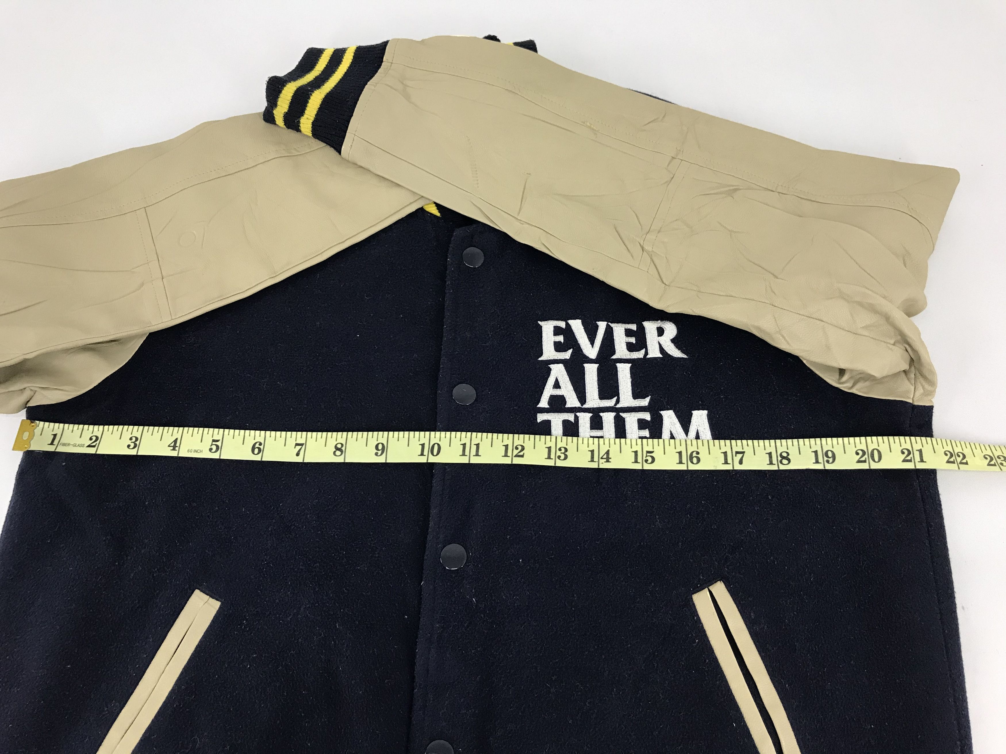 Japanese Brand Browny Alright Varsity Jacket Wool Spell Out Size US M / EU 48-50 / 2 - 8 Thumbnail