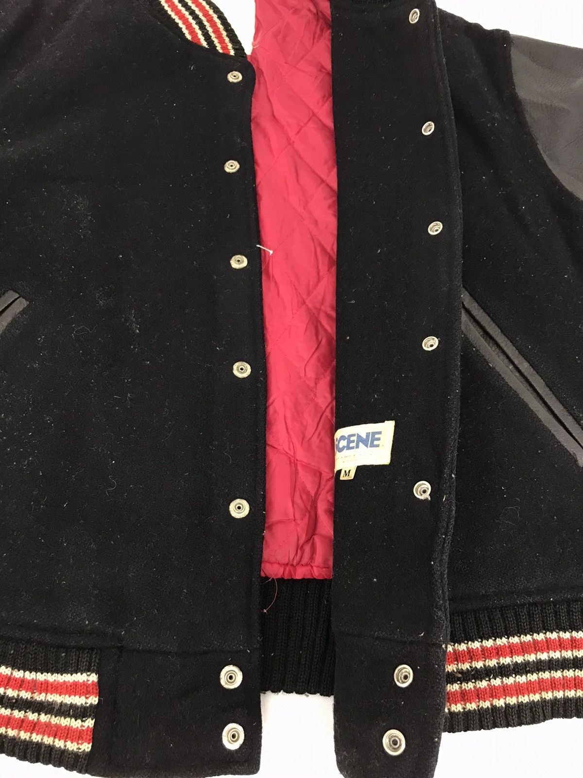 Japanese Brand 90s Scene New Days Of American Authentic Varsity Leather Size US M / EU 48-50 / 2 - 2 Thumbnail