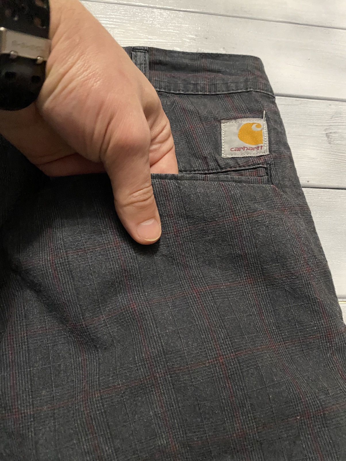 Carhartt Checkered shorts Carhartt Rare Y2K style. Size US 31 - 3 Thumbnail