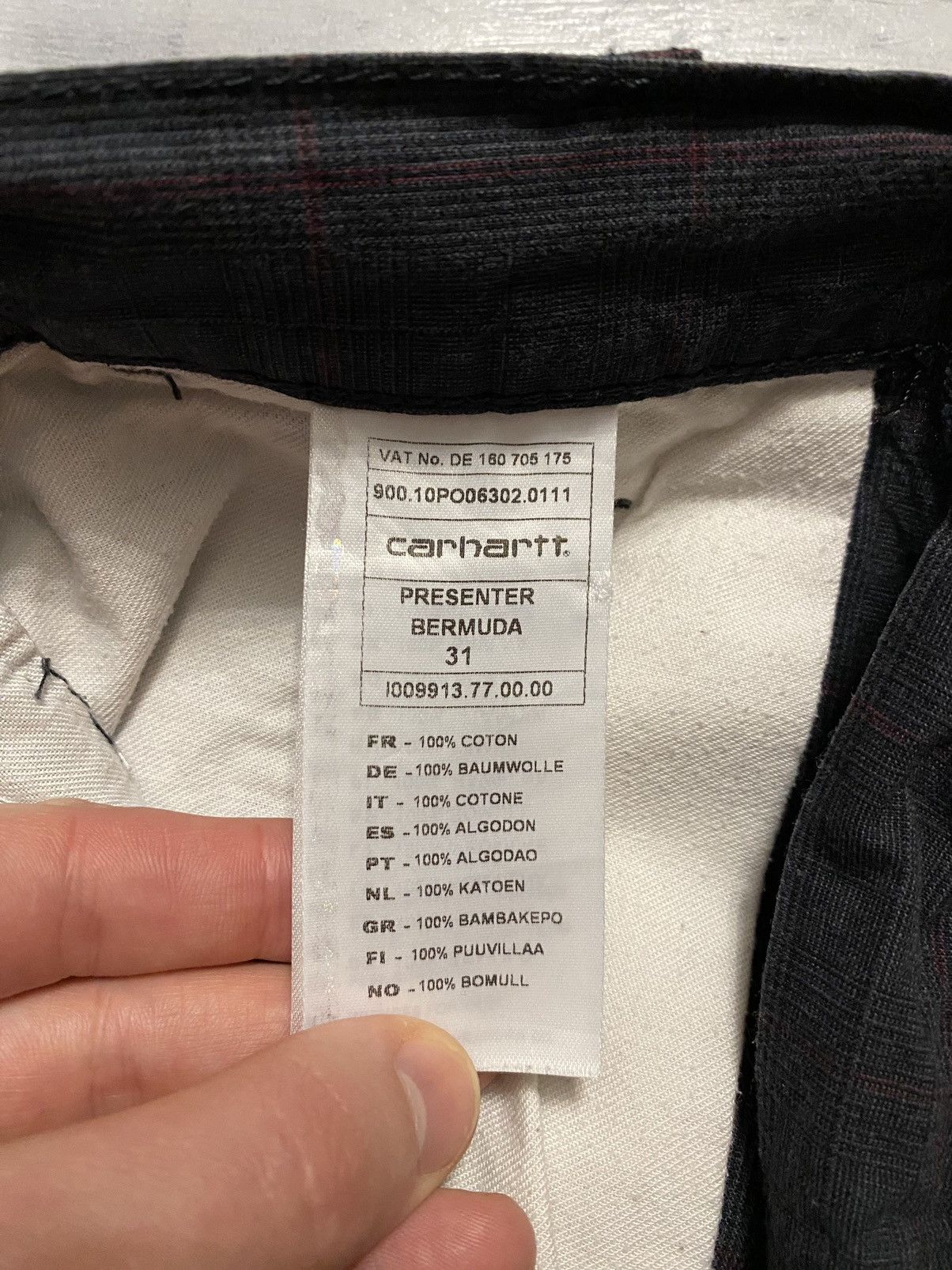 Carhartt Checkered shorts Carhartt Rare Y2K style. Size US 31 - 10 Thumbnail