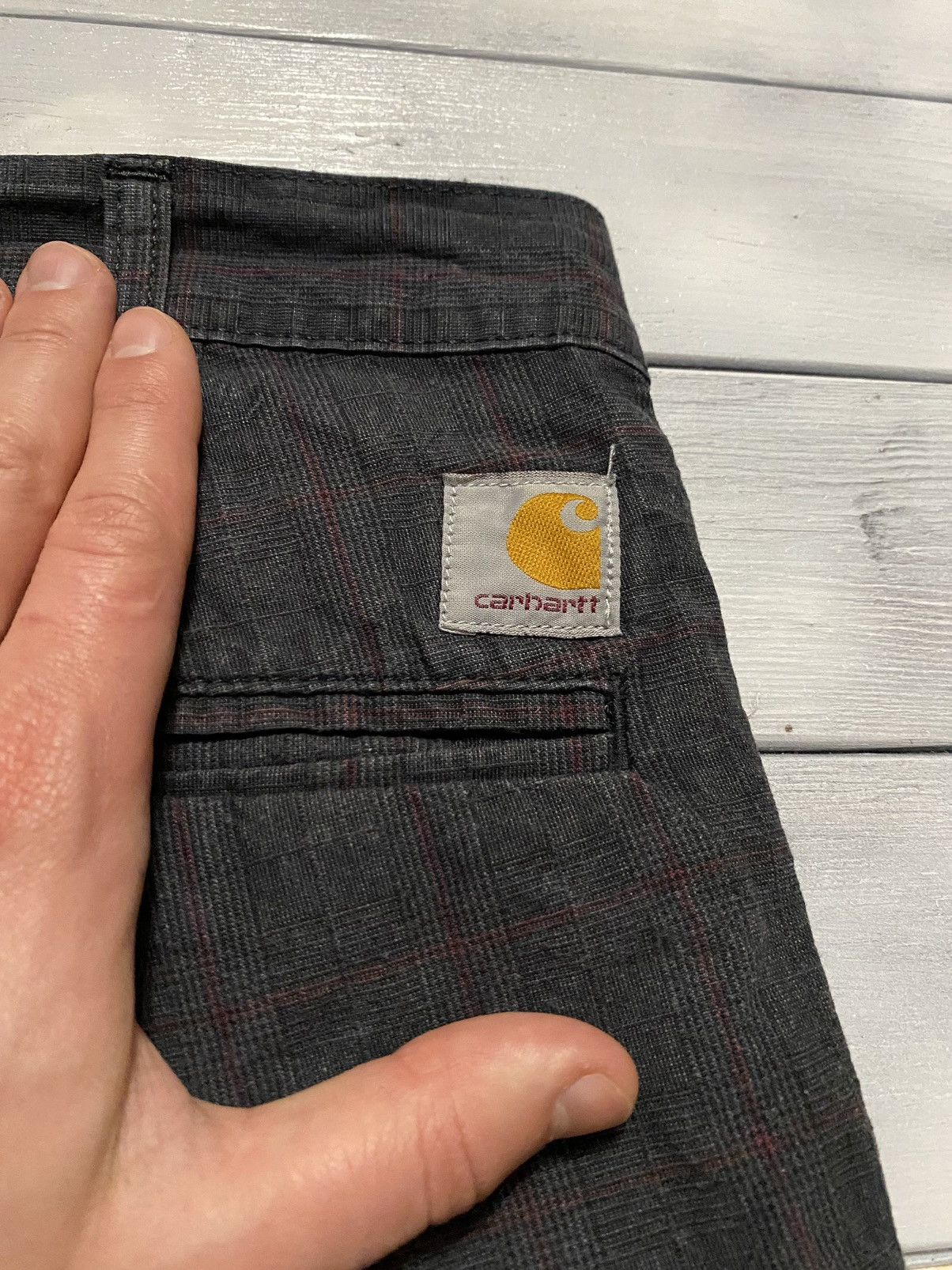 Carhartt Checkered shorts Carhartt Rare Y2K style. Size US 31 - 2 Thumbnail