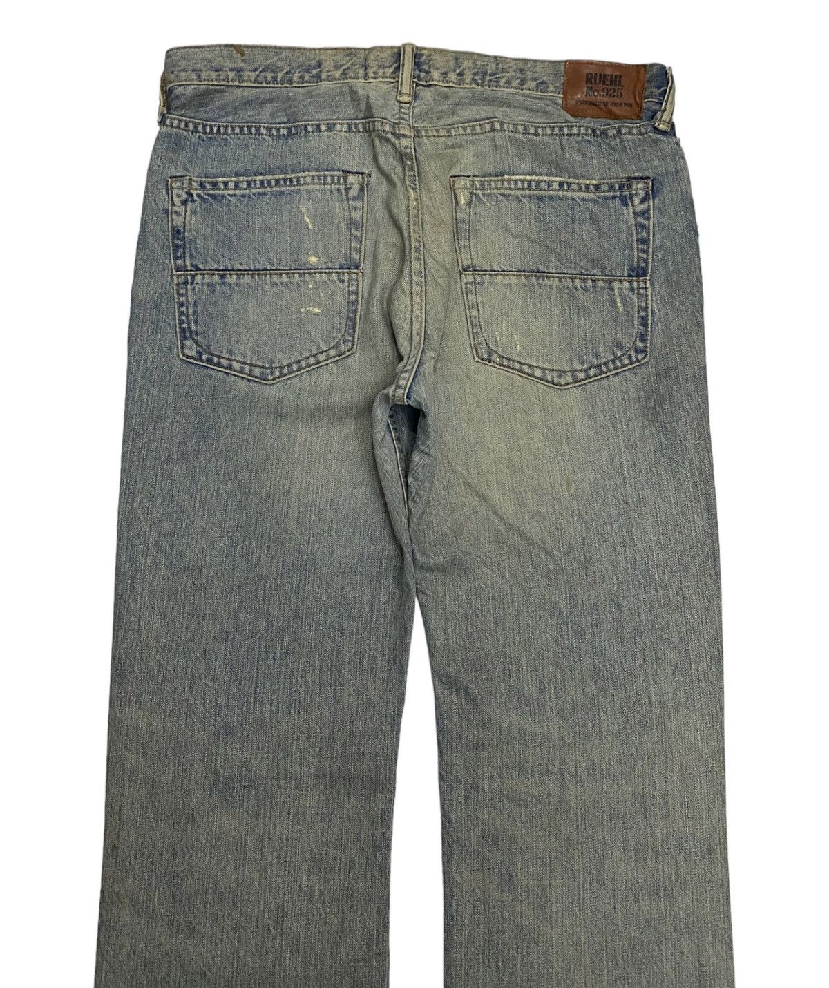 Hysteric Glamour BAGGY🔥RUSTY DISTRESSED DENIM JEANS RUEHL NO 925 JEANS Size US 37 - 4 Thumbnail