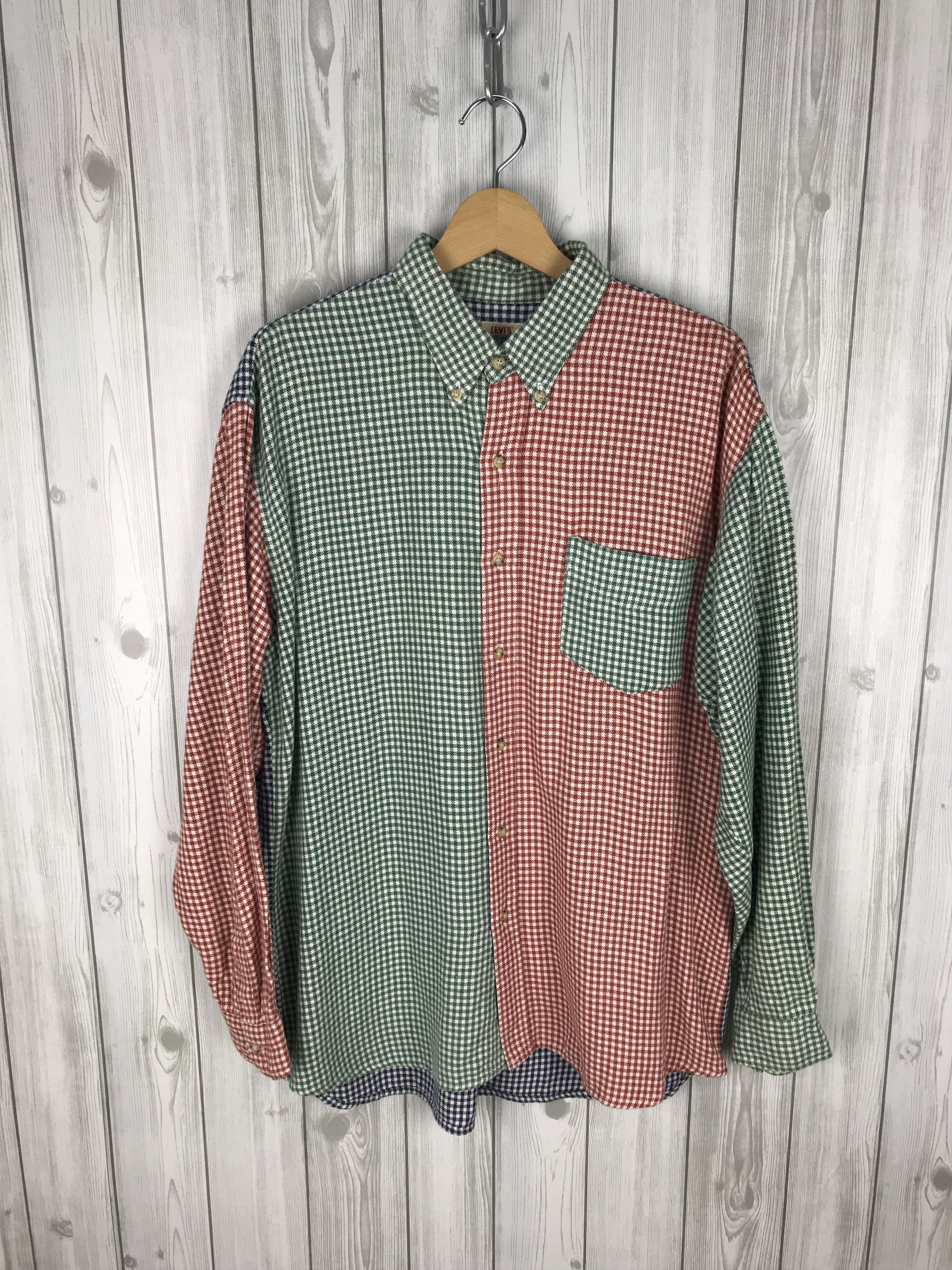 Levi's Vintage LEVIS LVC Multi Colour Flannel Shirt Size US L / EU 52-54 / 3 - 2 Thumbnail