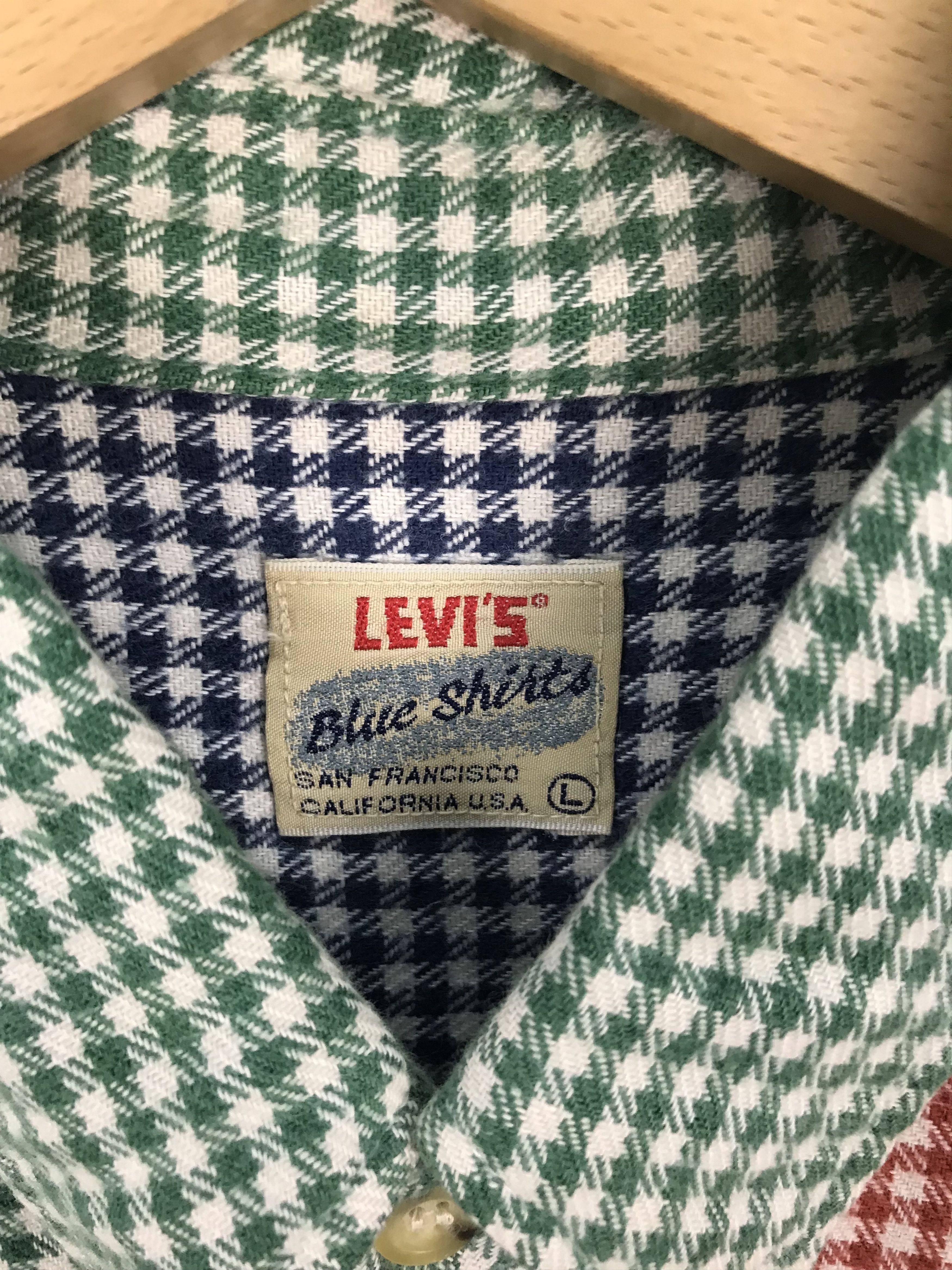 Levi's Vintage LEVIS LVC Multi Colour Flannel Shirt Size US L / EU 52-54 / 3 - 8 Thumbnail