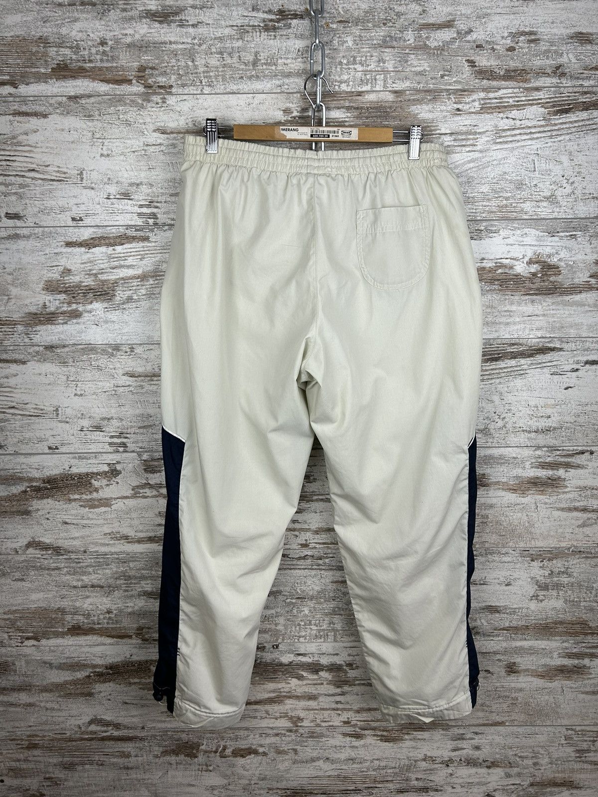 Adidas × Vintage Mens Vintage Adidas Stripes Sweatpants joggers drill pants Size US 32 / EU 48 - 11 Thumbnail