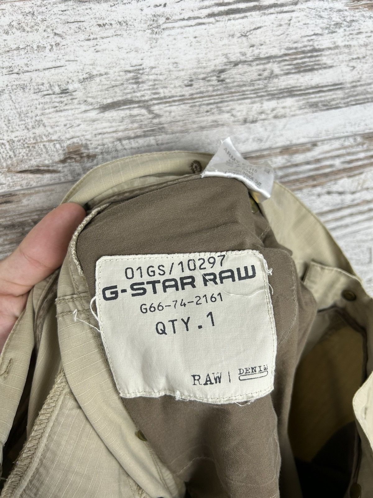 G-Star × Vintage Mens Vintage G Star Raw Army Elwood Pants cargo y2k rare Size US 33 - 22 Thumbnail