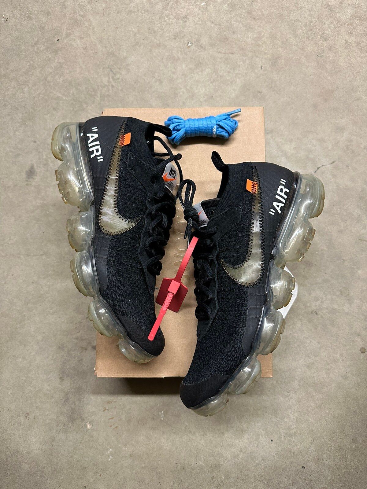 Pre-owned Nike X Off White Vapor Max Shoes In Black