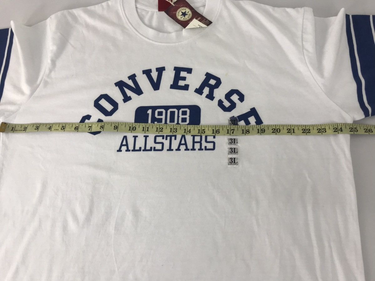 Converse × Vintage Vintage Converse All Star 1908 Striped Sleeve T-shirt Tee Size US XL / EU 56 / 4 - 7 Thumbnail