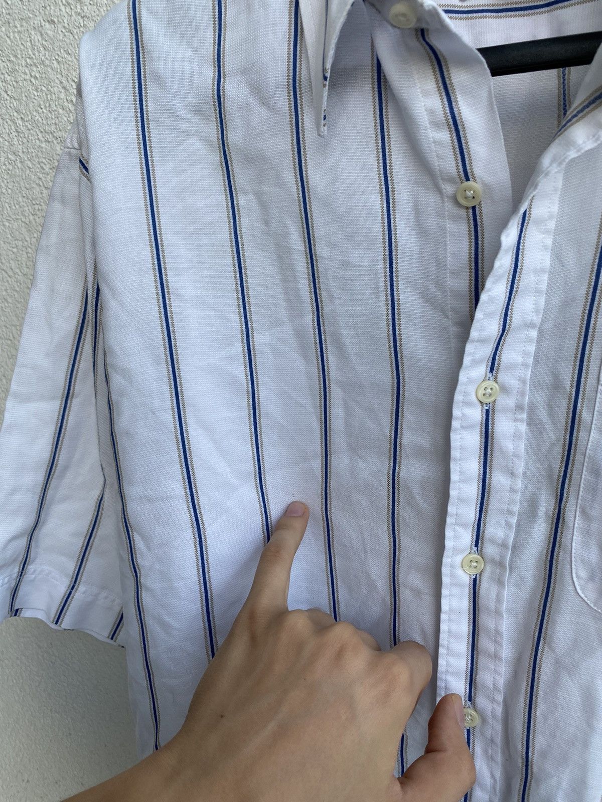 Yves Saint Laurent Super Soft YSL Shirt Summer 90s w/ Logo Size US L / EU 52-54 / 3 - 19 Thumbnail