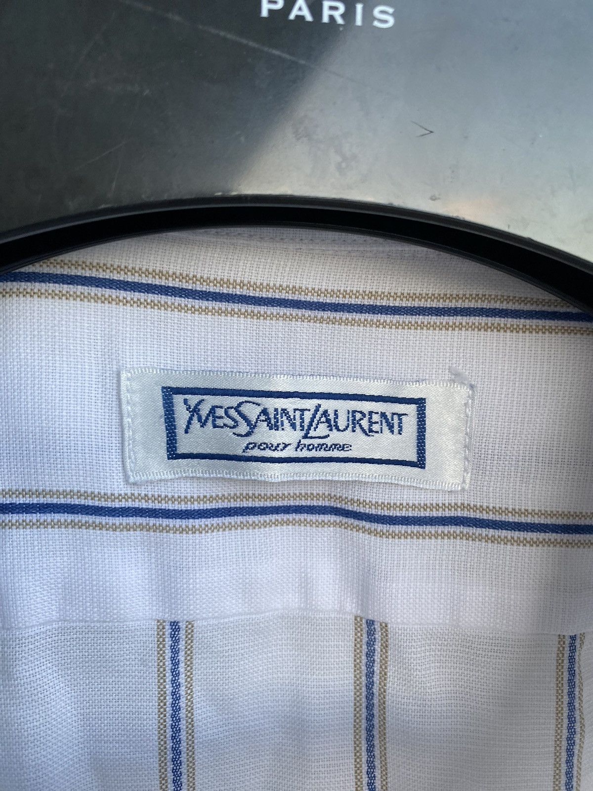 Yves Saint Laurent Super Soft YSL Shirt Summer 90s w/ Logo Size US L / EU 52-54 / 3 - 5 Thumbnail