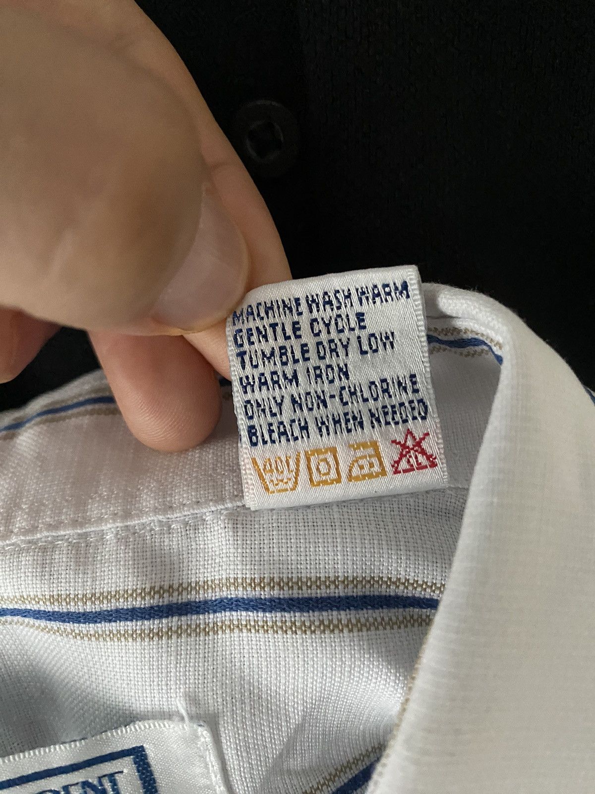 Yves Saint Laurent Super Soft YSL Shirt Summer 90s w/ Logo Size US L / EU 52-54 / 3 - 11 Thumbnail