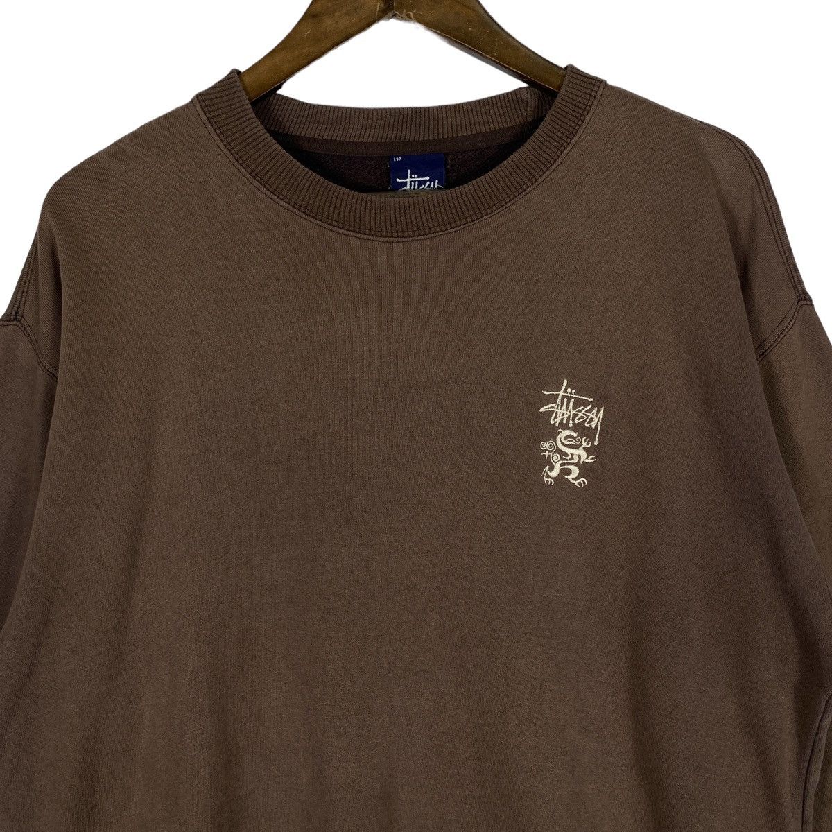 Stussy × Vintage Vintage Stussy Sweatshirt Crewneck Size US L / EU 52-54 / 3 - 6 Thumbnail