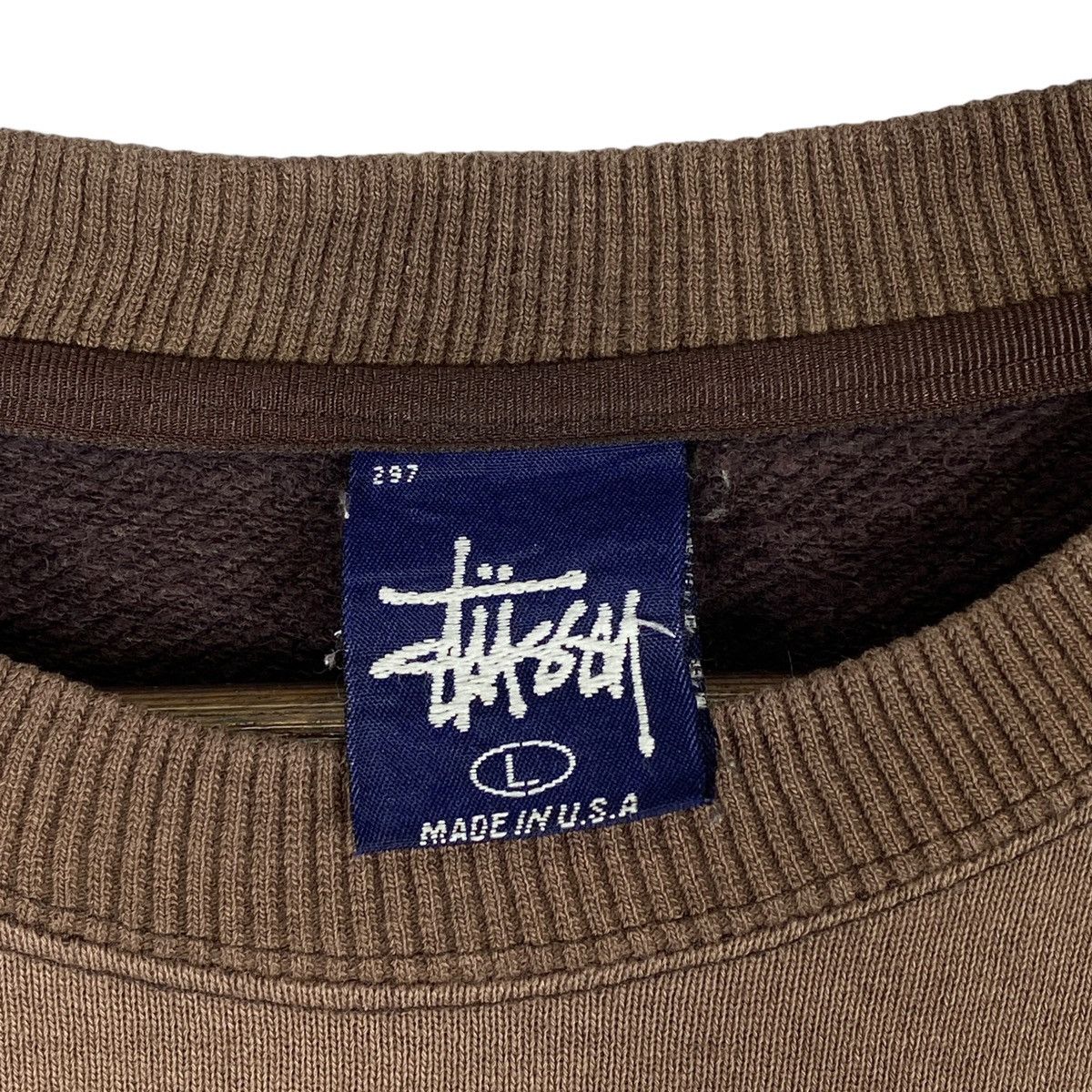 Stussy × Vintage Vintage Stussy Sweatshirt Crewneck Size US L / EU 52-54 / 3 - 8 Thumbnail