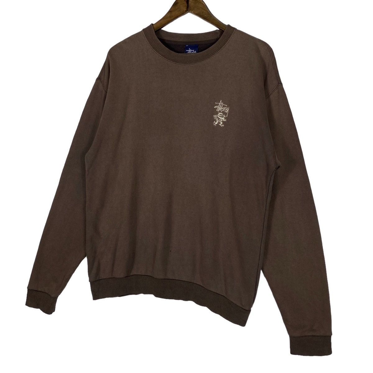 Stussy × Vintage Vintage Stussy Sweatshirt Crewneck Size US L / EU 52-54 / 3 - 3 Thumbnail