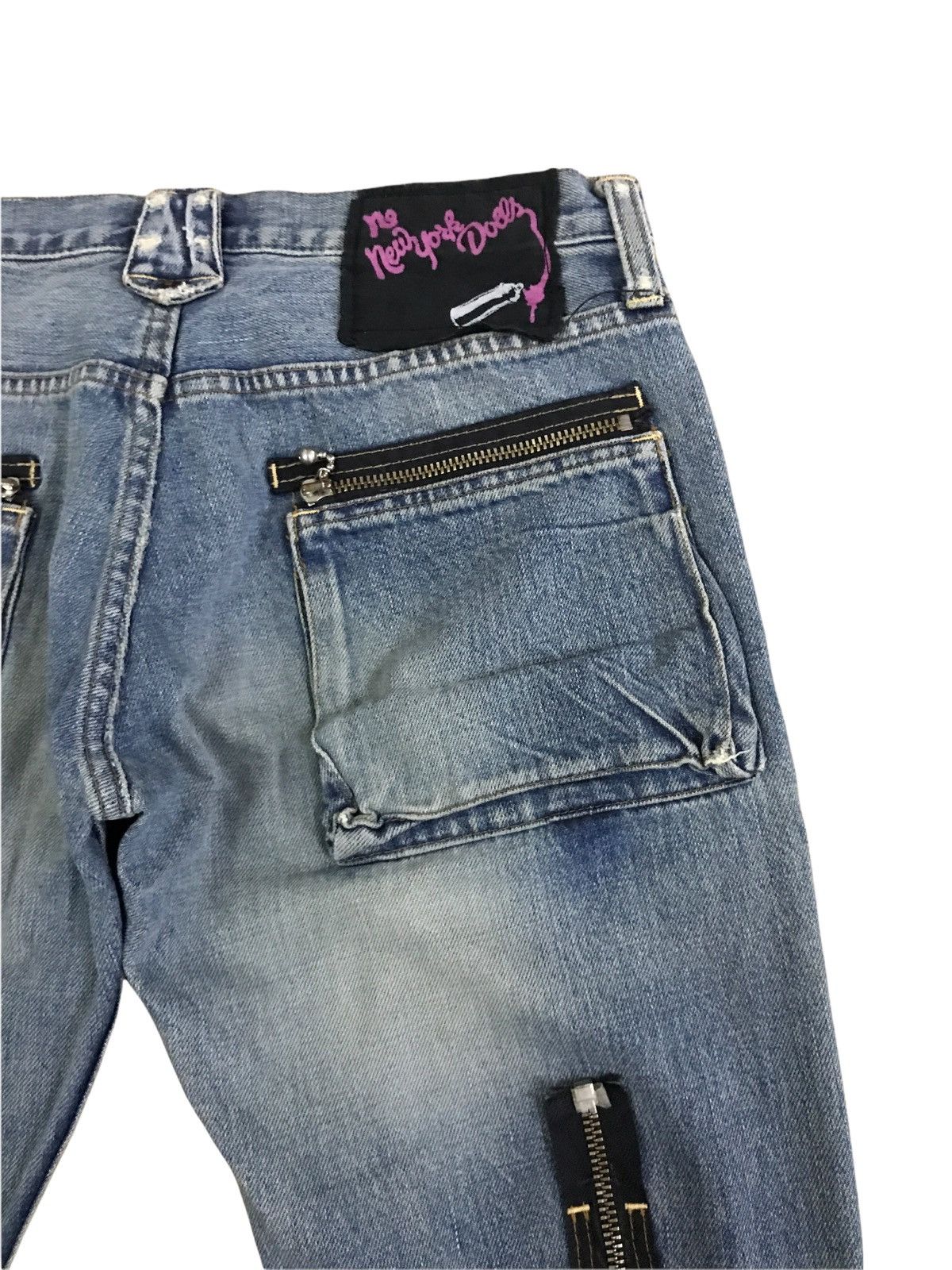 Japanese Brand 💥Mega Rare💥Japan R.N.A Bondage Zipper Undercover Style Size US 28 / EU 44 - 6 Thumbnail
