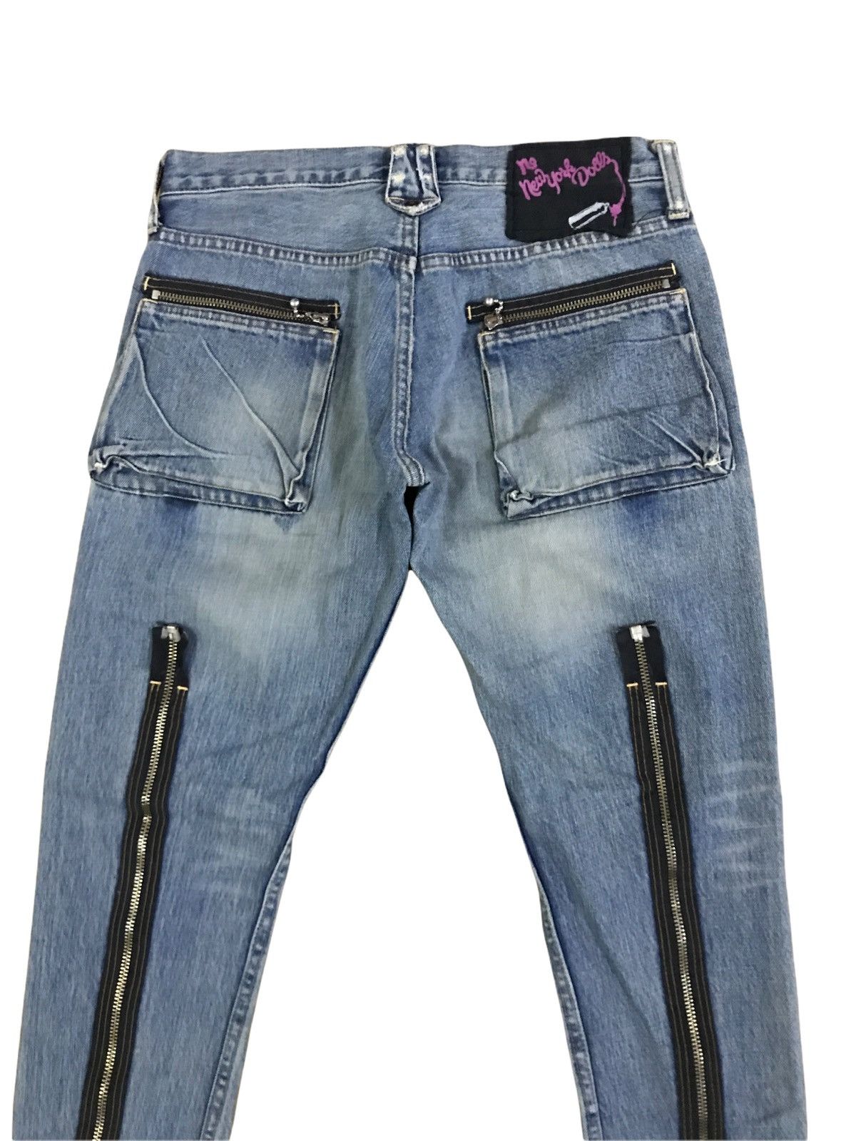 Japanese Brand 💥Mega Rare💥Japan R.N.A Bondage Zipper Undercover Style Size US 28 / EU 44 - 4 Thumbnail