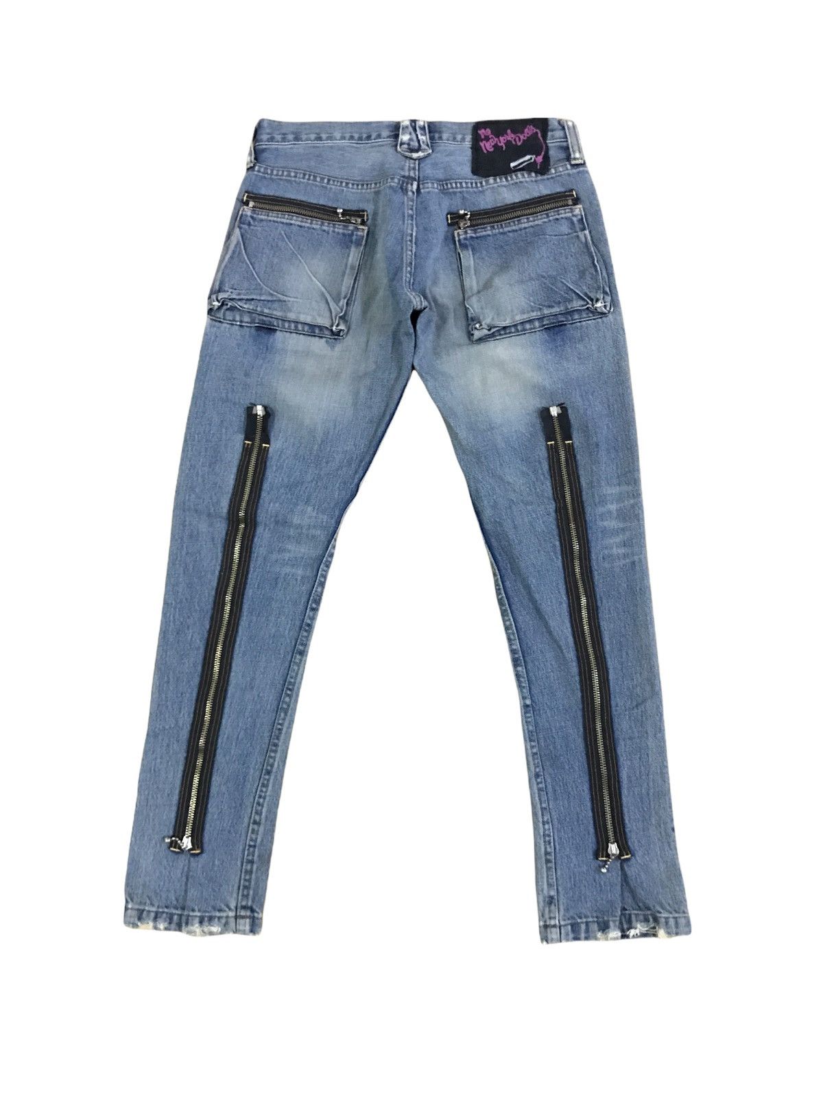 Japanese Brand 💥Mega Rare💥Japan R.N.A Bondage Zipper Undercover Style Size US 28 / EU 44 - 1 Thumbnail