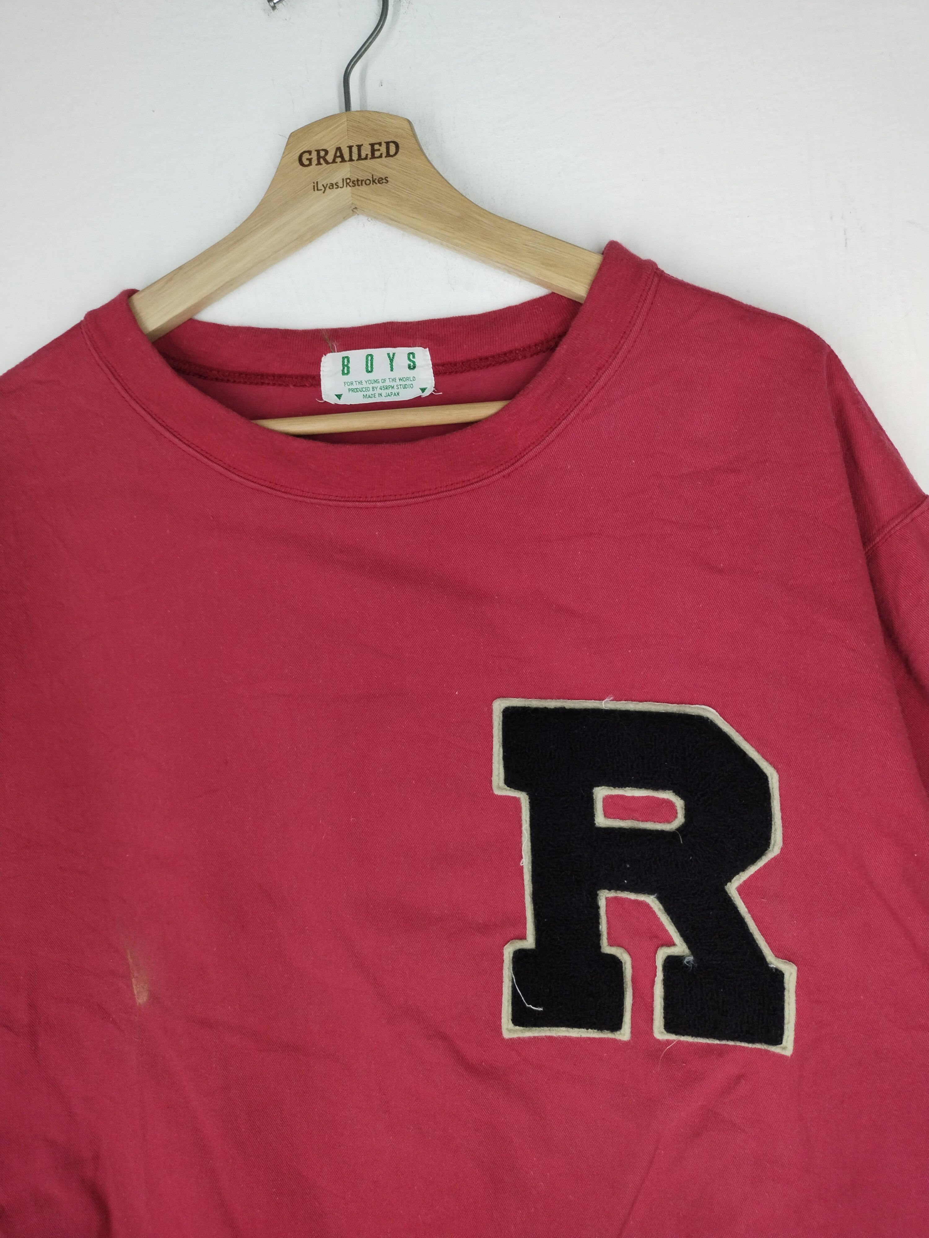 45rpm 🔥Vtg 45boys Embroidery Sweatshirt Size US L / EU 52-54 / 3 - 3 Thumbnail