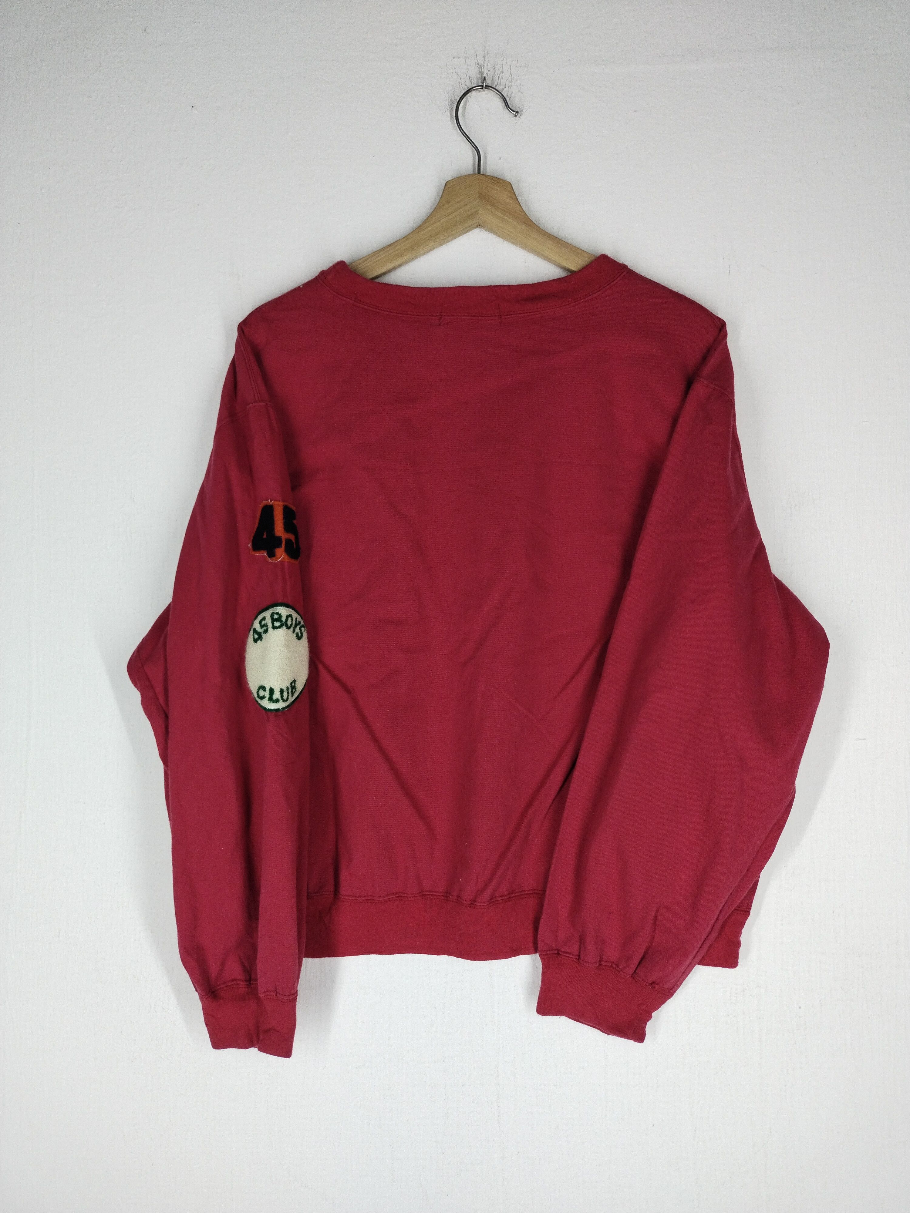 45rpm 🔥Vtg 45boys Embroidery Sweatshirt Size US L / EU 52-54 / 3 - 5 Thumbnail