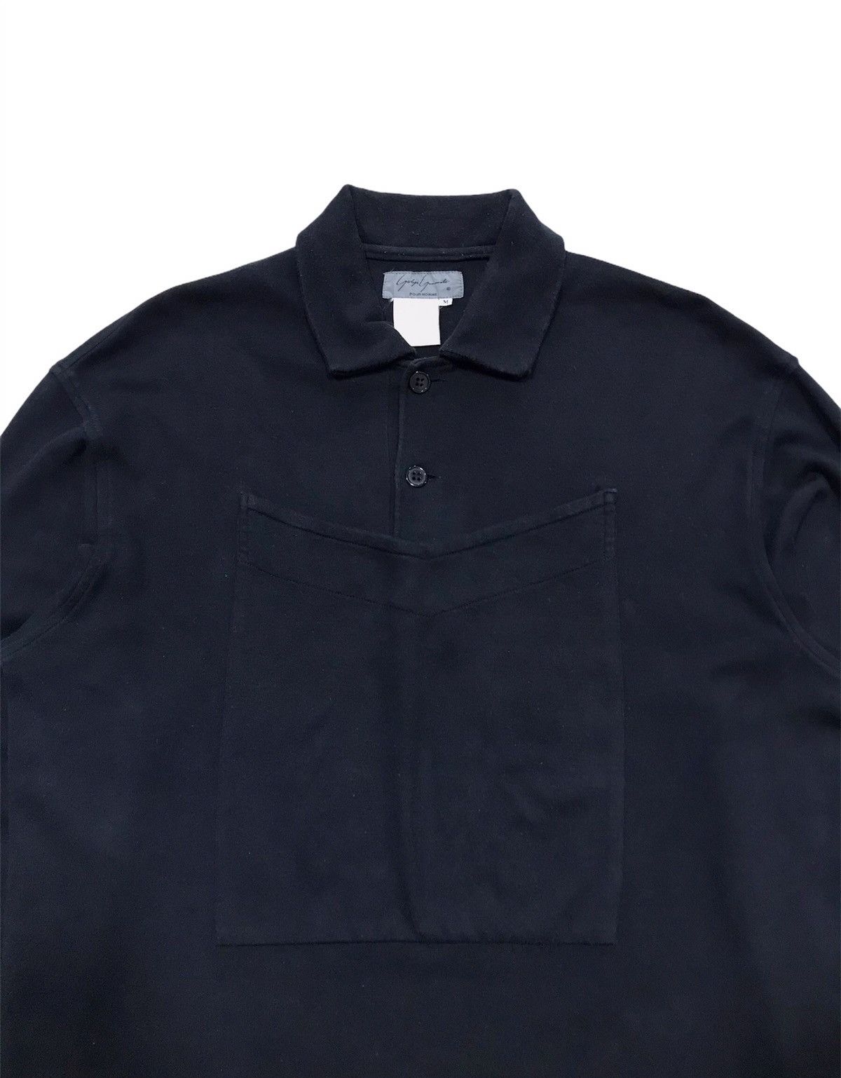 Yohji Yamamoto Kangaroo Pocket Shirt Size US M / EU 48-50 / 2 - 2 Thumbnail