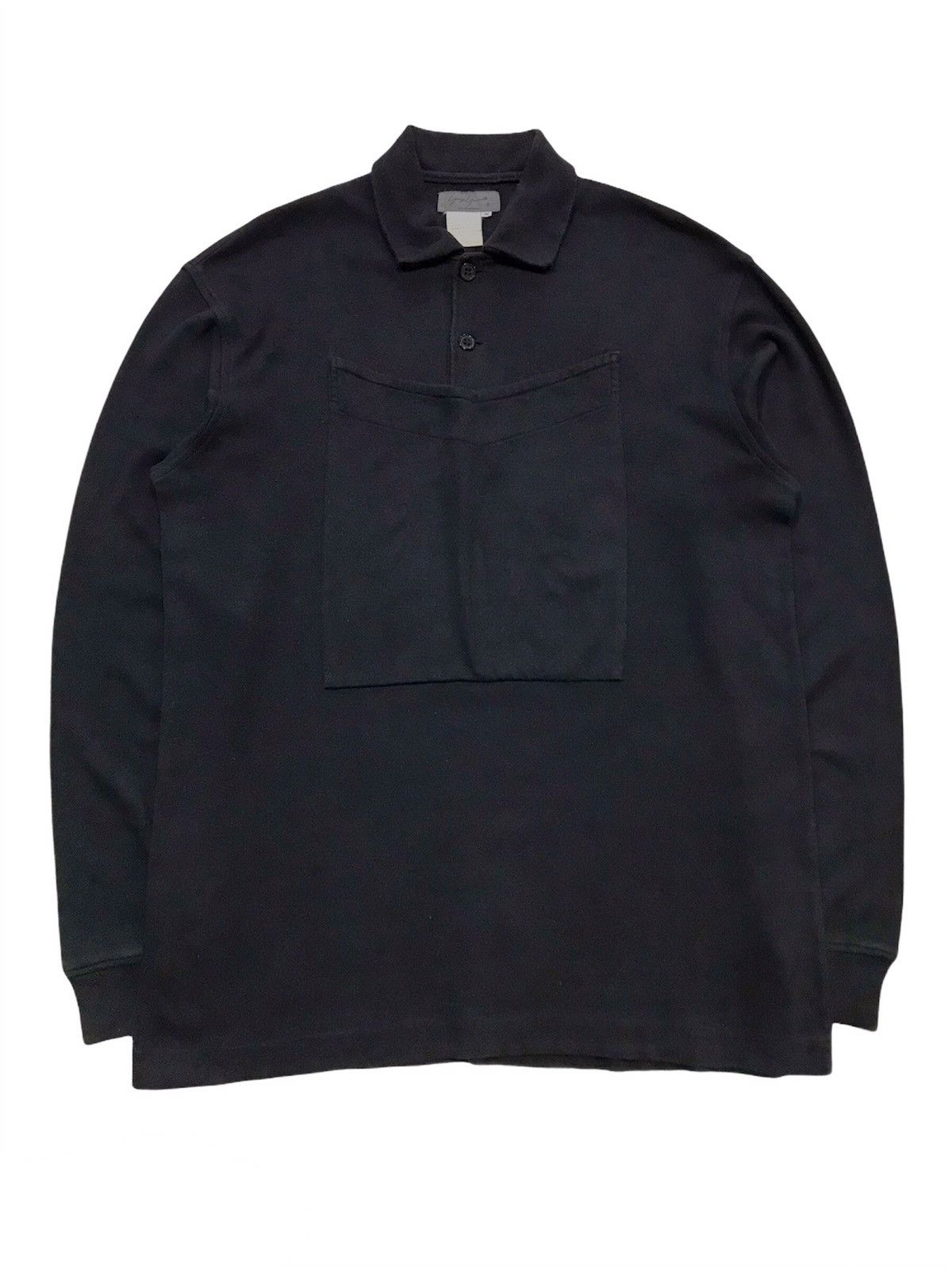 Yohji Yamamoto Kangaroo Pocket Shirt Size US M / EU 48-50 / 2 - 1 Thumbnail