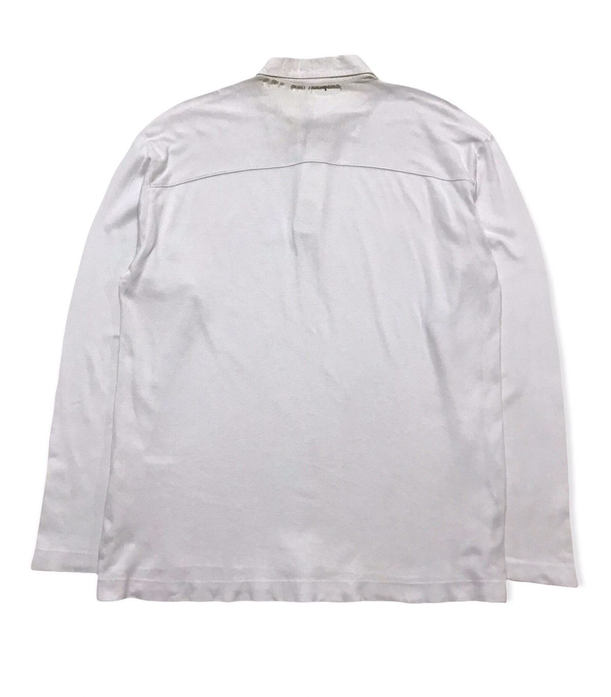 Issey Miyake × Vintage AW92 Thrashed Rugby Shirt Size US M / EU 48-50 / 2 - 1 Thumbnail
