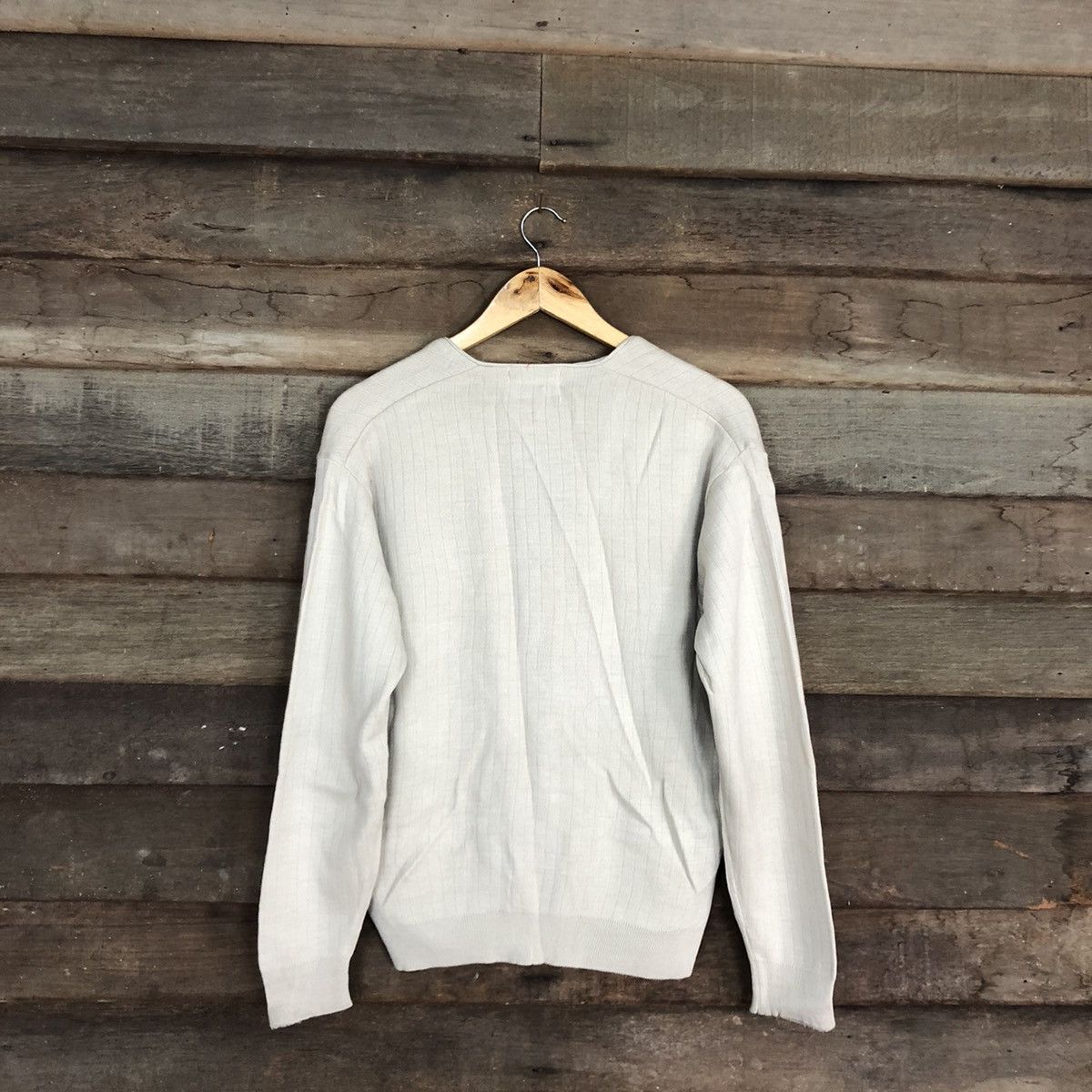 Homespun Knitwear Eagle Moon Meriswear plain vintage knitwear Cardigan #366B Size US L / EU 52-54 / 3 - 12 Thumbnail