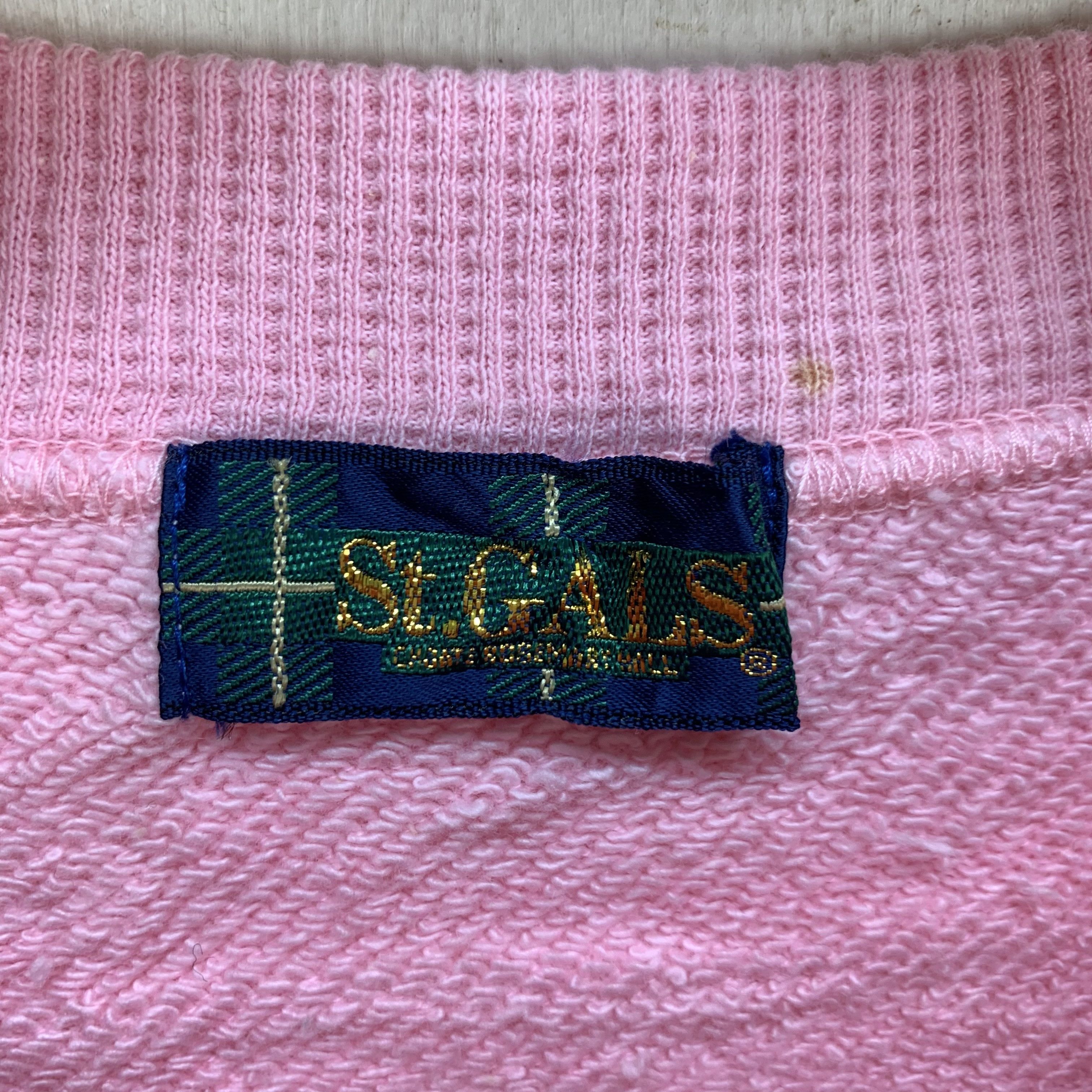 Vintage Vintage St Gals Whisper Heli Pink Sweatshirts #4044-140 Size US S / EU 44-46 / 1 - 8 Thumbnail