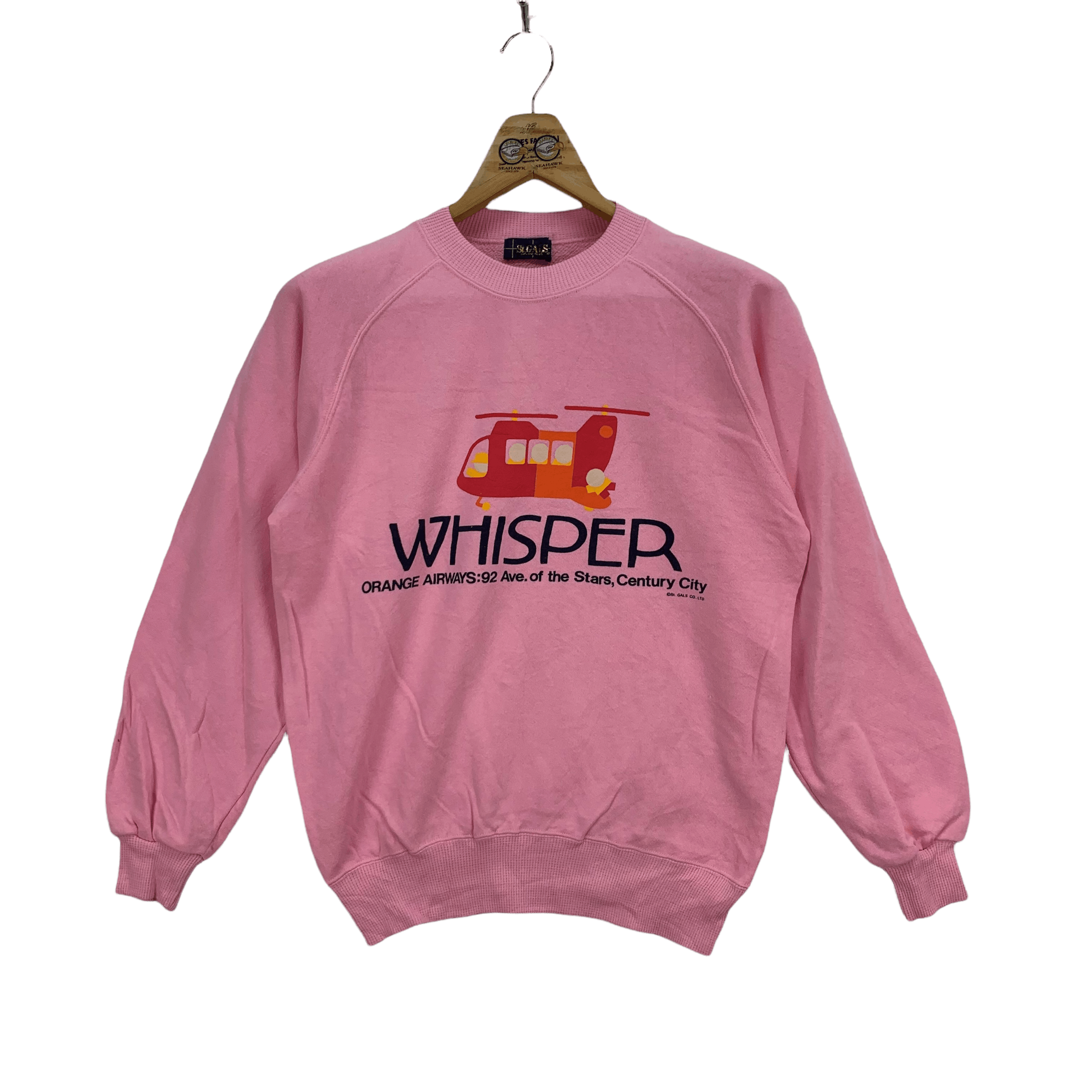Vintage Vintage St Gals Whisper Heli Pink Sweatshirts #4044-140 Size US S / EU 44-46 / 1 - 1 Thumbnail