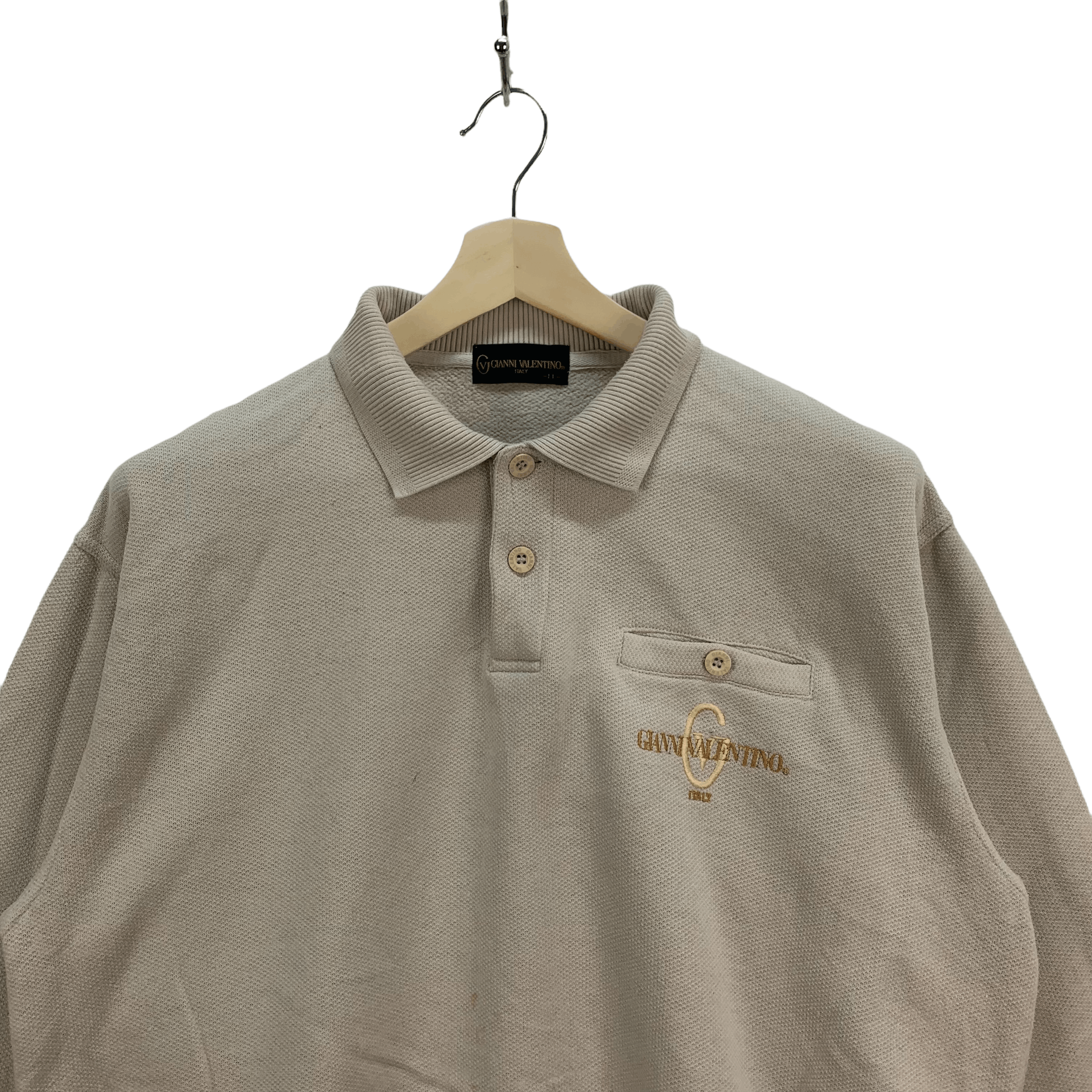 Gianni Valentino Gianni Valentino Single Pocket Collar Sweatshirts #3864-134 Size US L / EU 52-54 / 3 - 2 Thumbnail