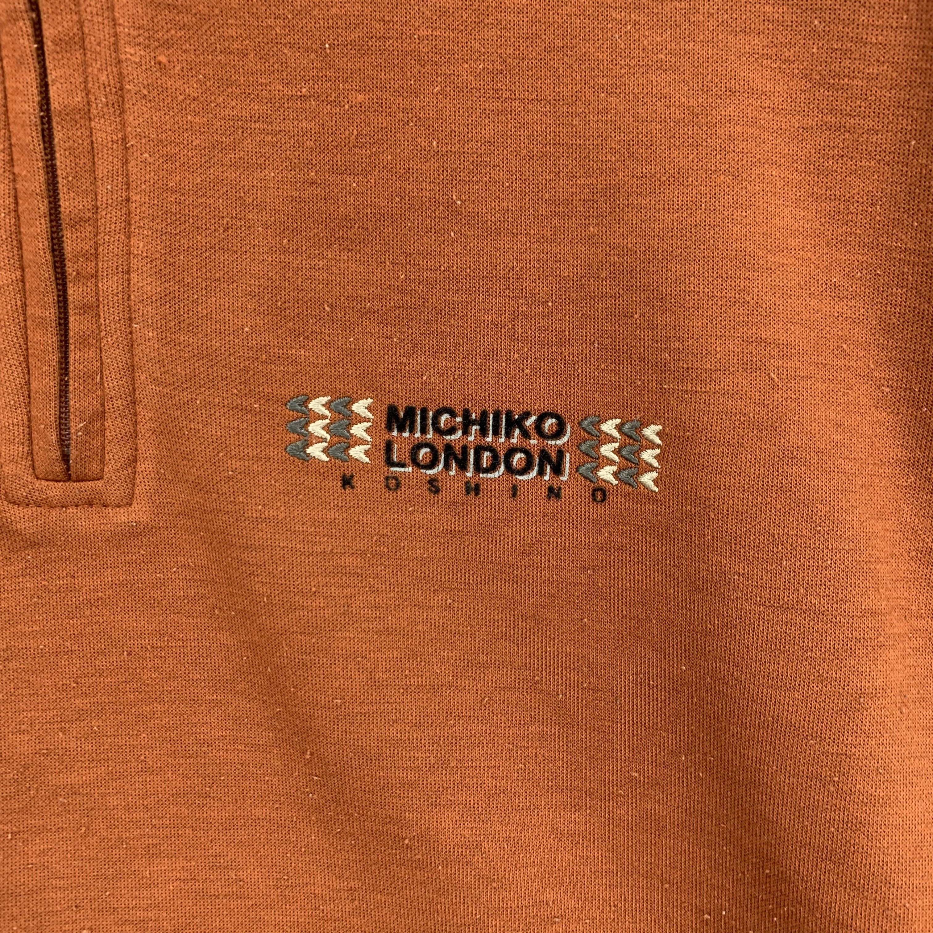 Michiko Koshino Michiko Koshino London Orange Sweatshirts #4053-140 Size US L / EU 52-54 / 3 - 3 Thumbnail