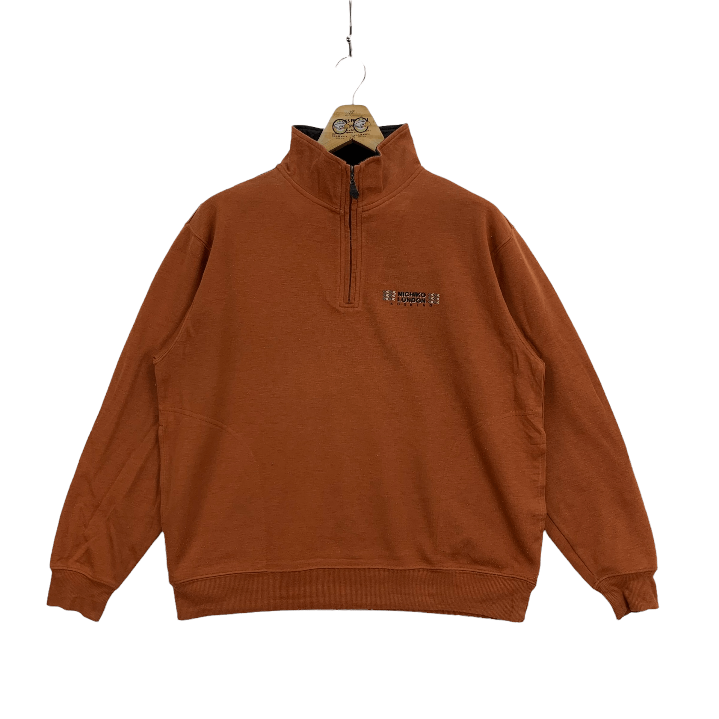 Michiko Koshino Michiko Koshino London Orange Sweatshirts #4053-140 Size US L / EU 52-54 / 3 - 1 Thumbnail