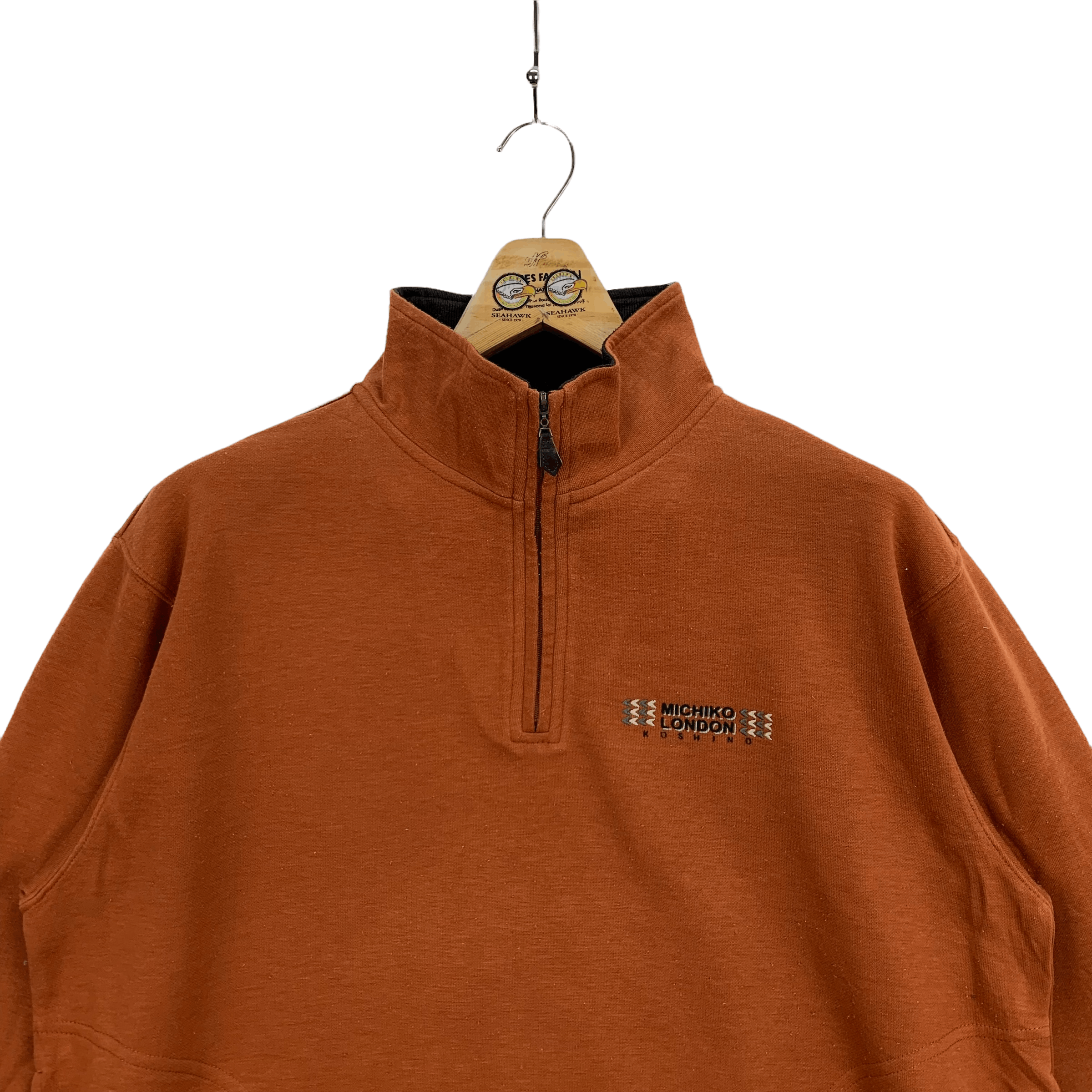 Michiko Koshino Michiko Koshino London Orange Sweatshirts #4053-140 Size US L / EU 52-54 / 3 - 2 Thumbnail