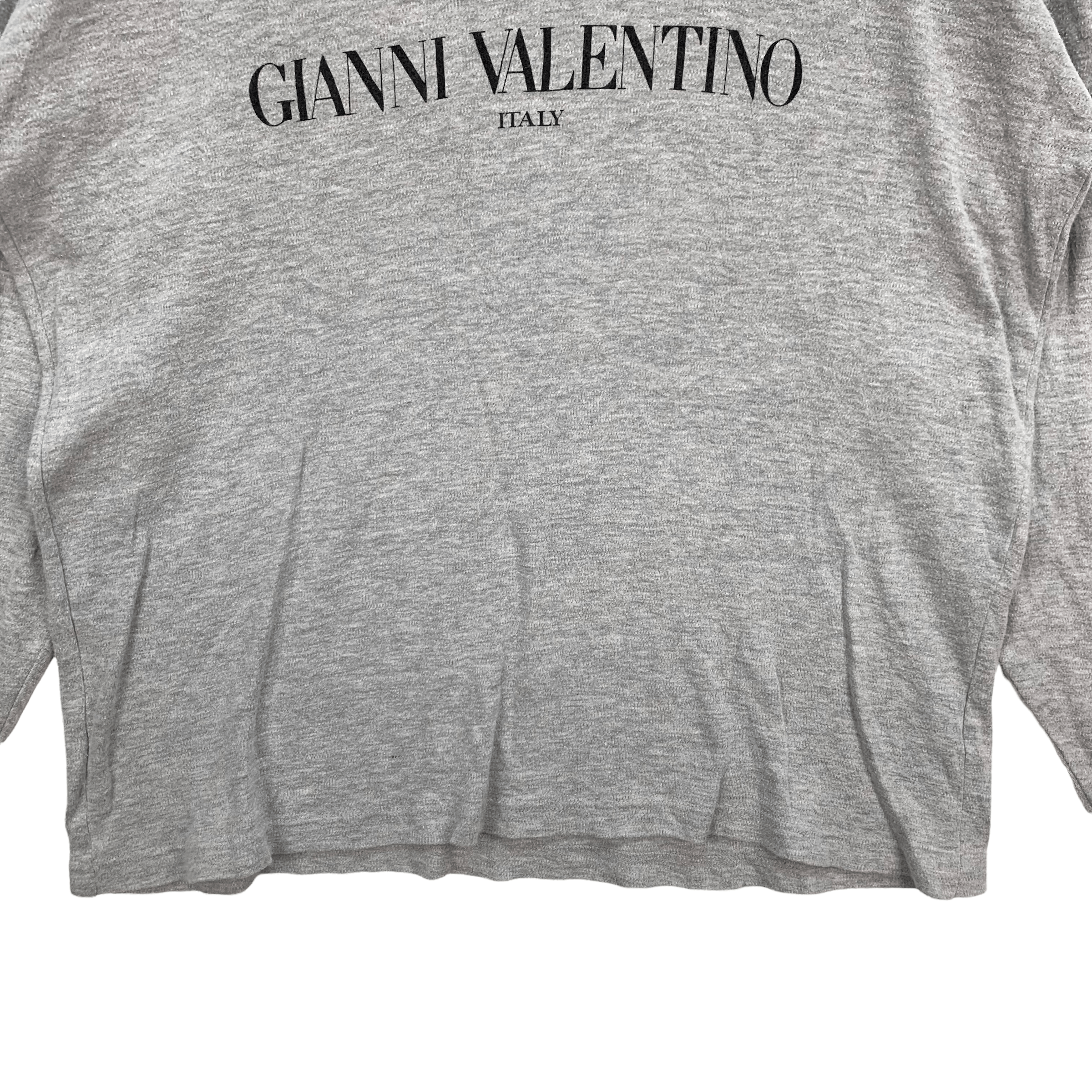 Gianni Valentino Gianni Valentino Big Logo Long Sleeve T Shirt #4010-139 Size US L / EU 52-54 / 3 - 3 Thumbnail