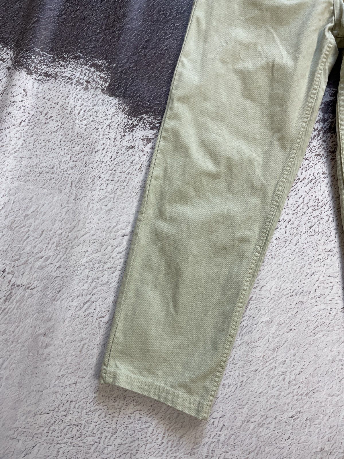 Diesel Diesel basic jeans vintage 90s beige mod snake denim jeans Size US 34 / EU 50 - 6 Thumbnail