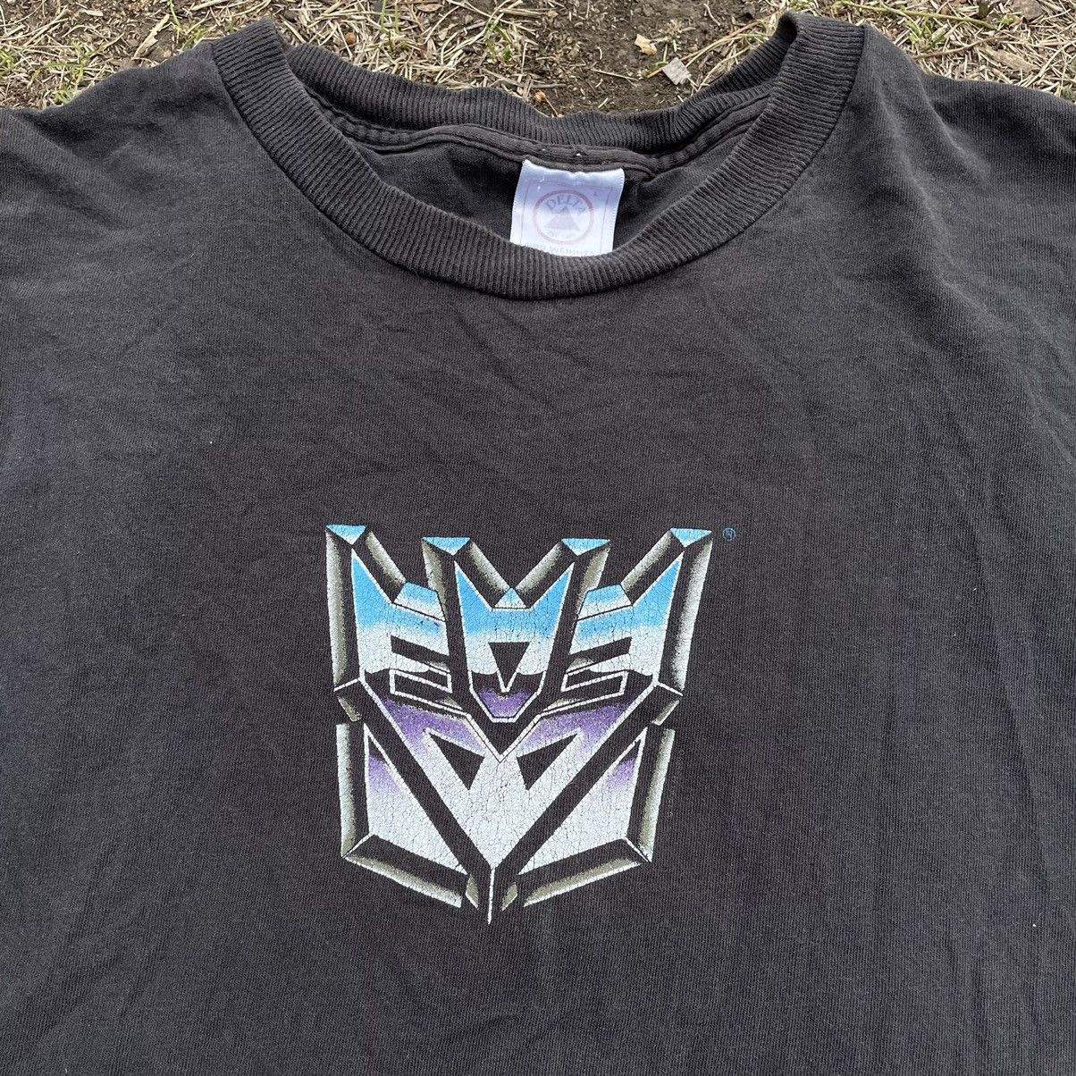Cartoon Network Vintage 90s Transformers Logo Faded Tee Art Print Band Size US L / EU 52-54 / 3 - 4 Thumbnail