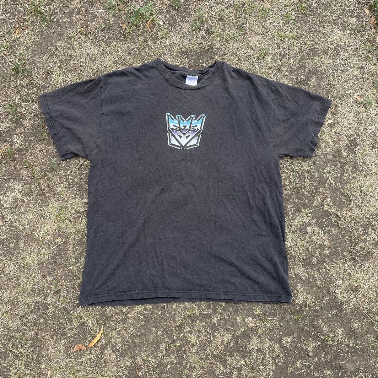 Vintage 90s Transformers Logo Faded Tee Art Print Band