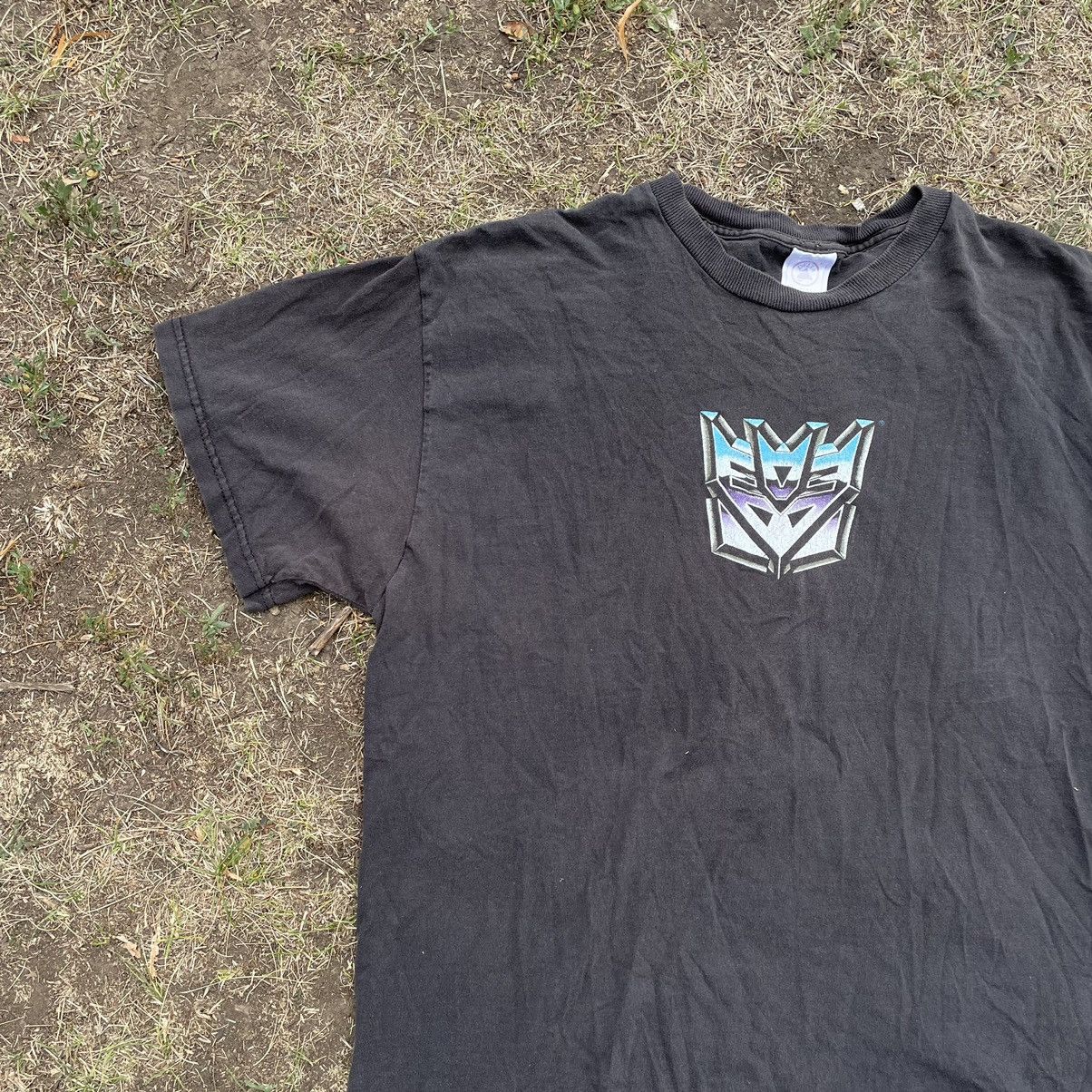 Cartoon Network Vintage 90s Transformers Logo Faded Tee Art Print Band Size US L / EU 52-54 / 3 - 3 Thumbnail