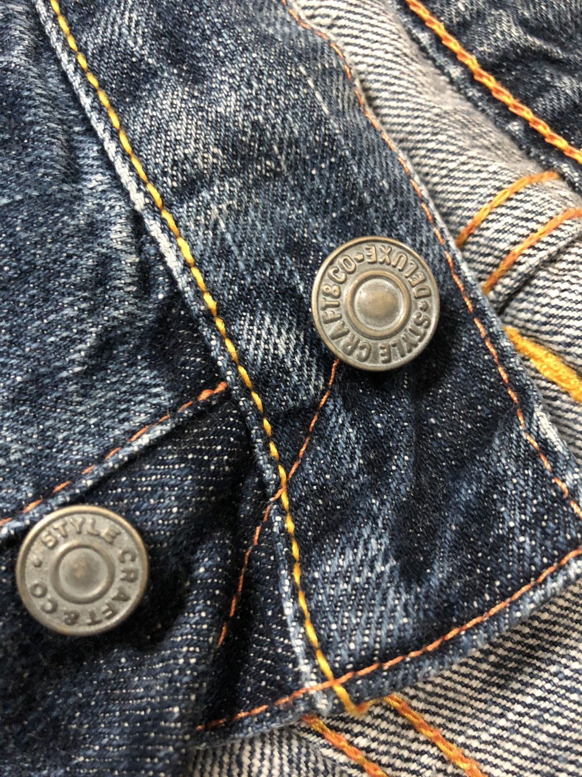 Evisu × Vintage VINTAGE EVISU SELVEDGE TIGER EMBROIDERY BACK POCKET DENIM Size US 35 - 14 Thumbnail