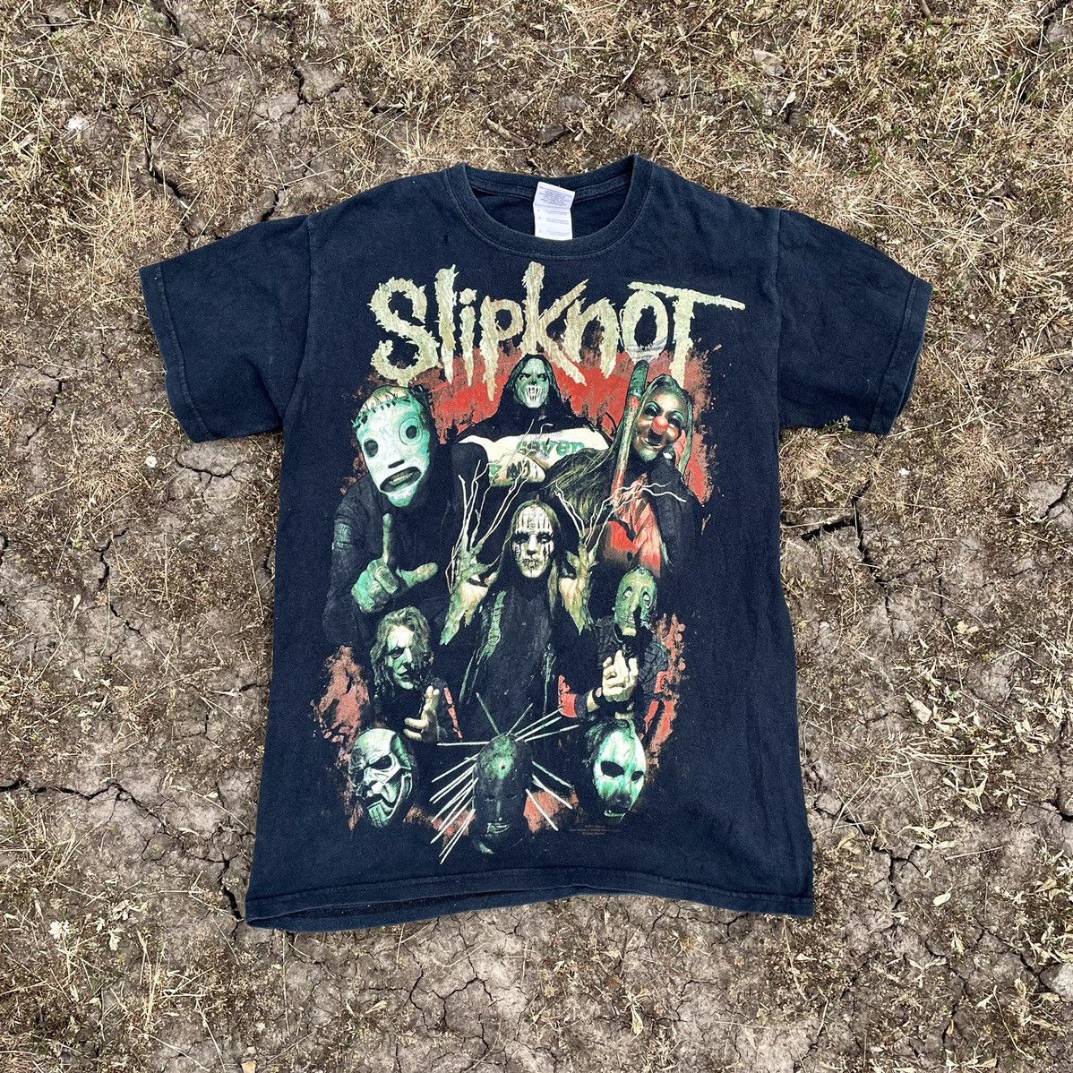 Vintage Vintage Y2K Slipknot Graphic Tee Band Horror Grunge Boxy S Size US S / EU 44-46 / 1 - 1 Thumbnail