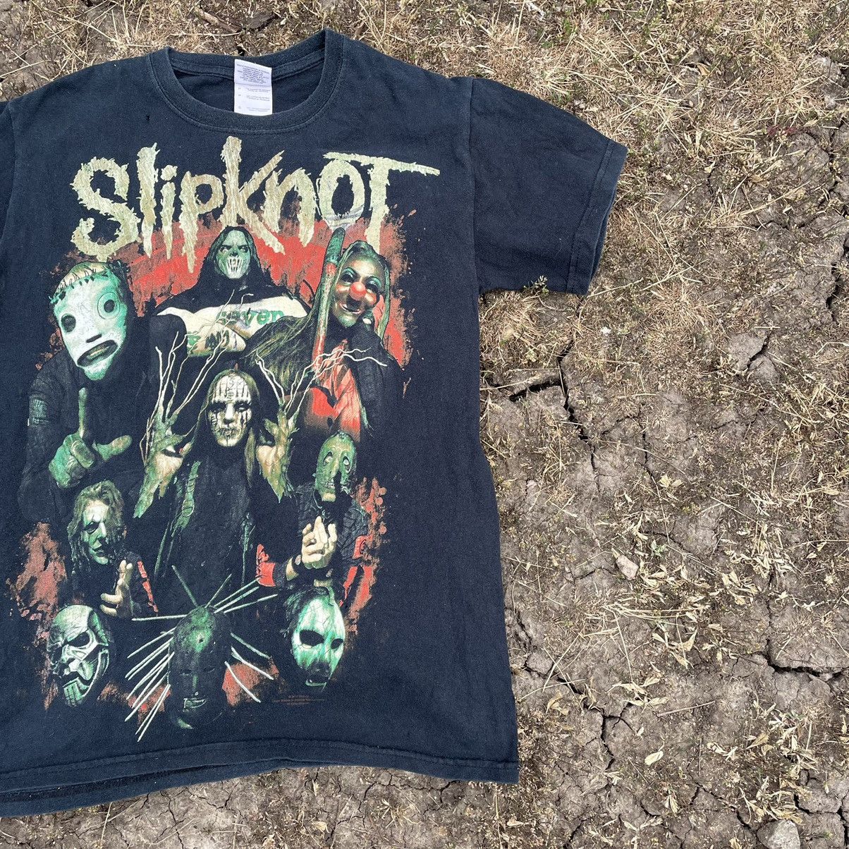 Vintage Vintage Y2K Slipknot Graphic Tee Band Horror Grunge Boxy S Size US S / EU 44-46 / 1 - 2 Thumbnail