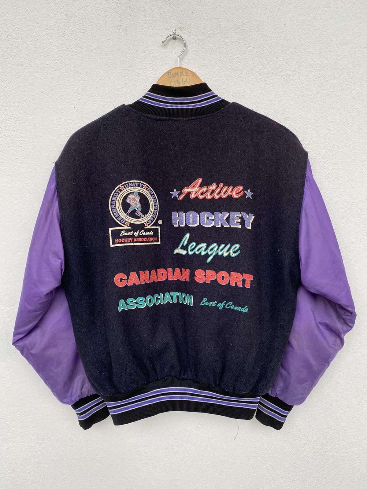 Vintage 🔥Archives🔥Vintage Best Of Canada Varsity Jacket Size US M / EU 48-50 / 2 - 2 Thumbnail