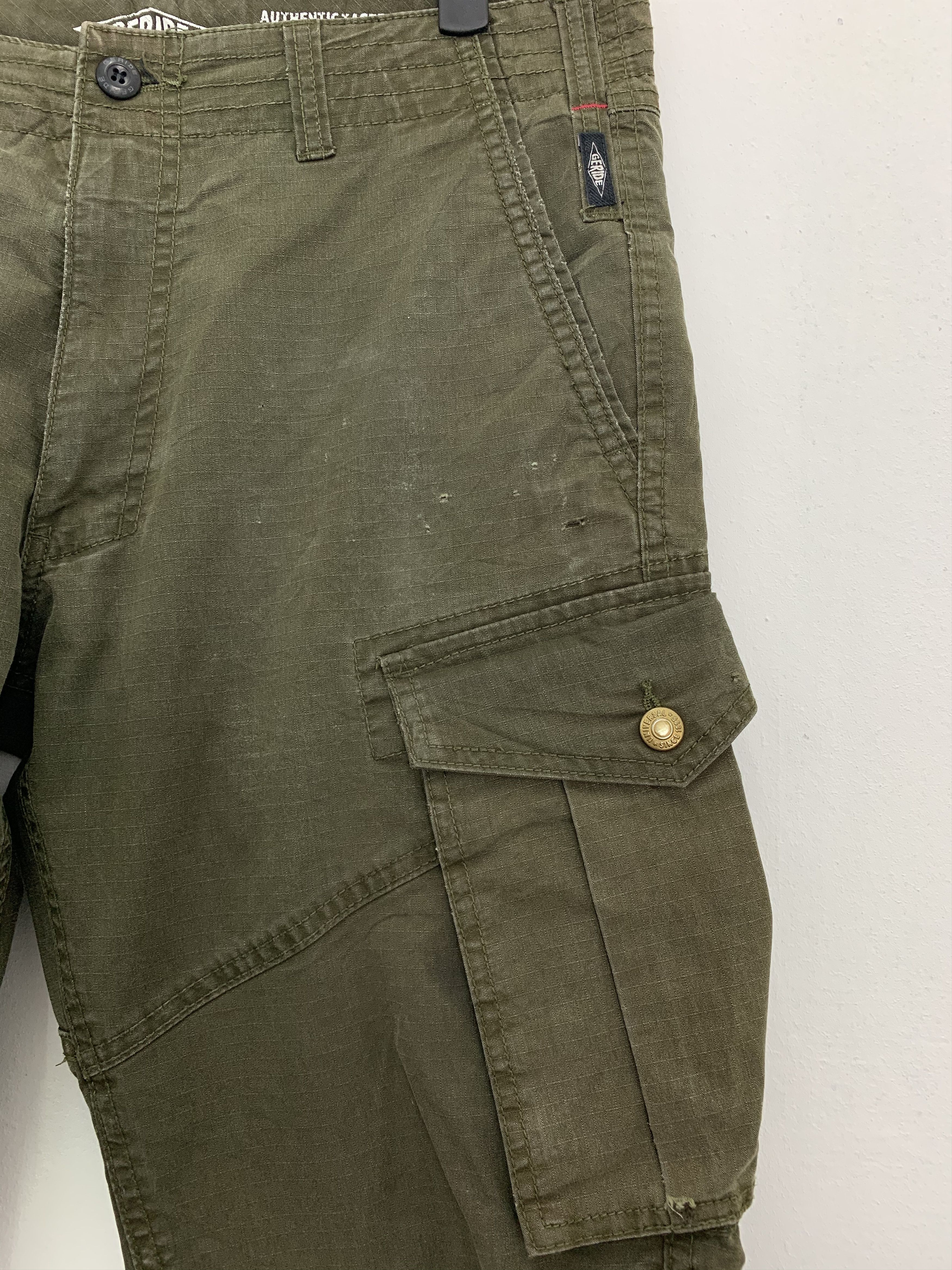 Japanese Brand Cargo GERIDE Work Multipocket Utility Pants #167 Size US 30 / EU 46 - 3 Thumbnail