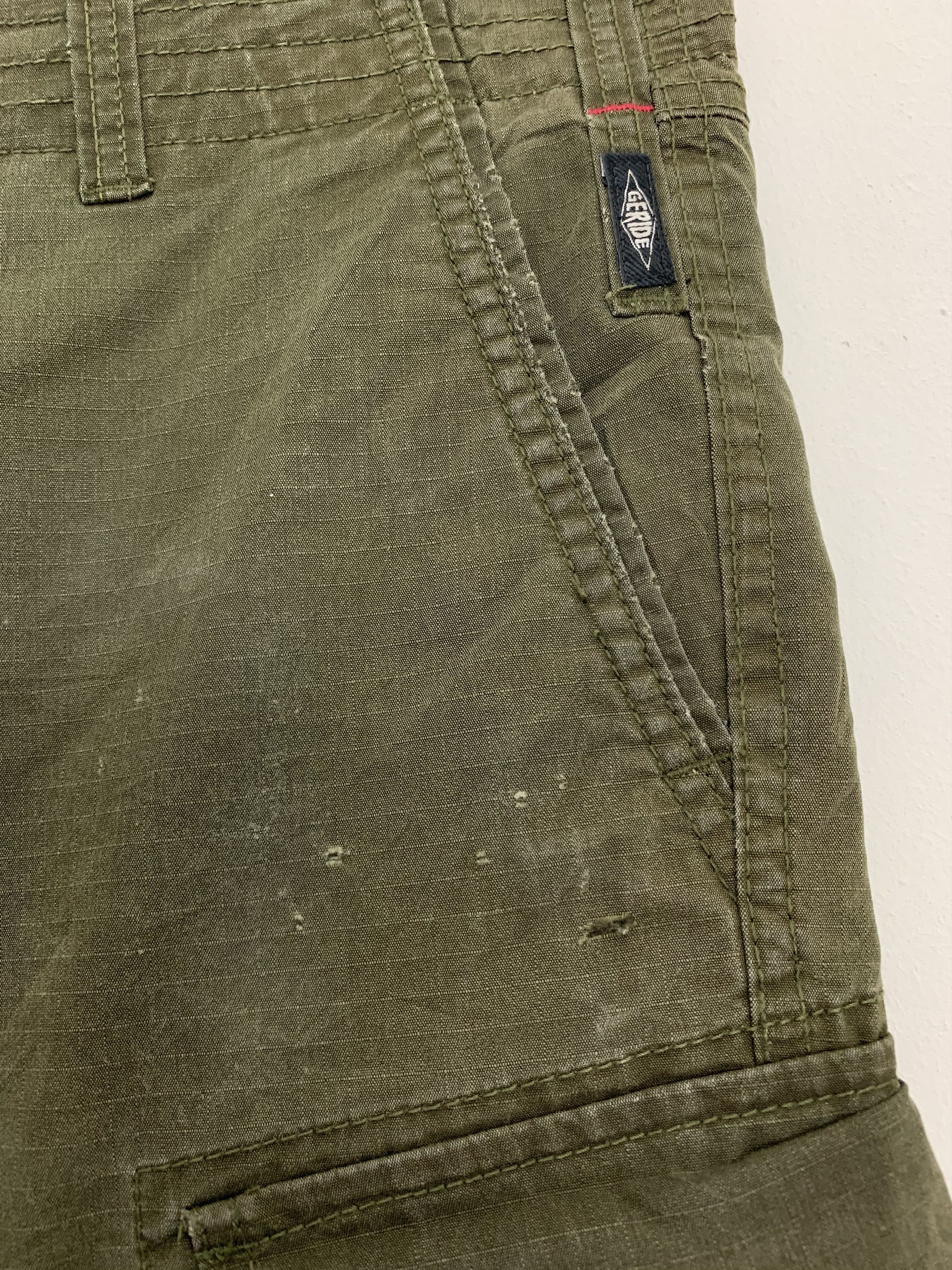 Japanese Brand Cargo GERIDE Work Multipocket Utility Pants #167 Size US 30 / EU 46 - 5 Thumbnail